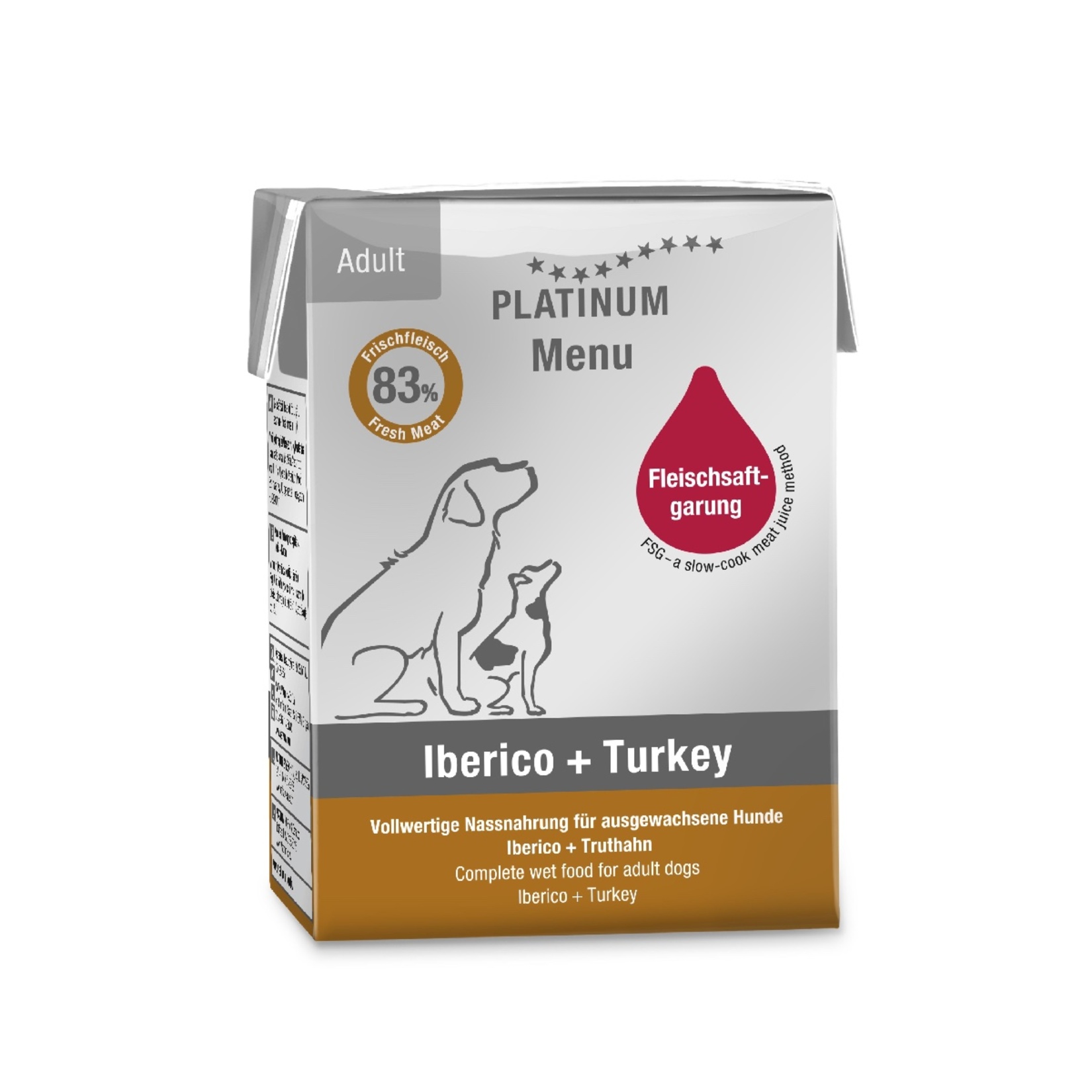 Platinum Iberico ve Hindili Yaş Köpek Maması 185 G