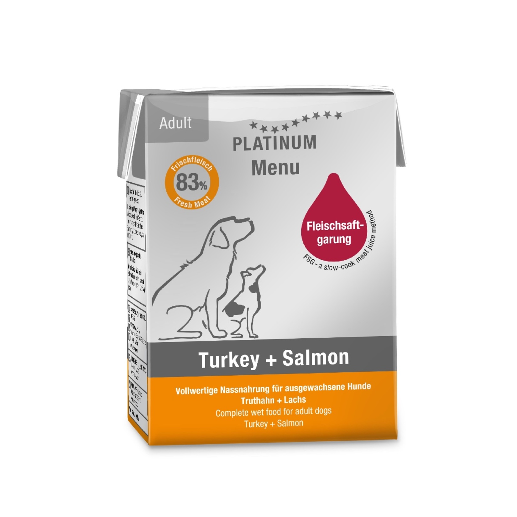 Platinum Hindili ve Somonlu Yaş Köpek Maması 185 G