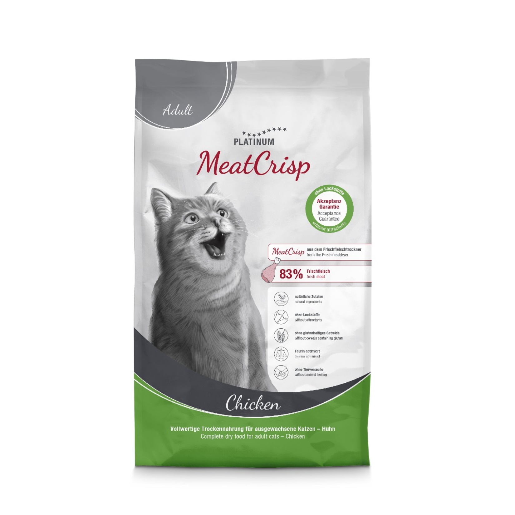 Platinum Meatcrisp Tavuklu Yetişkin Kedi Maması 1.5 Kg