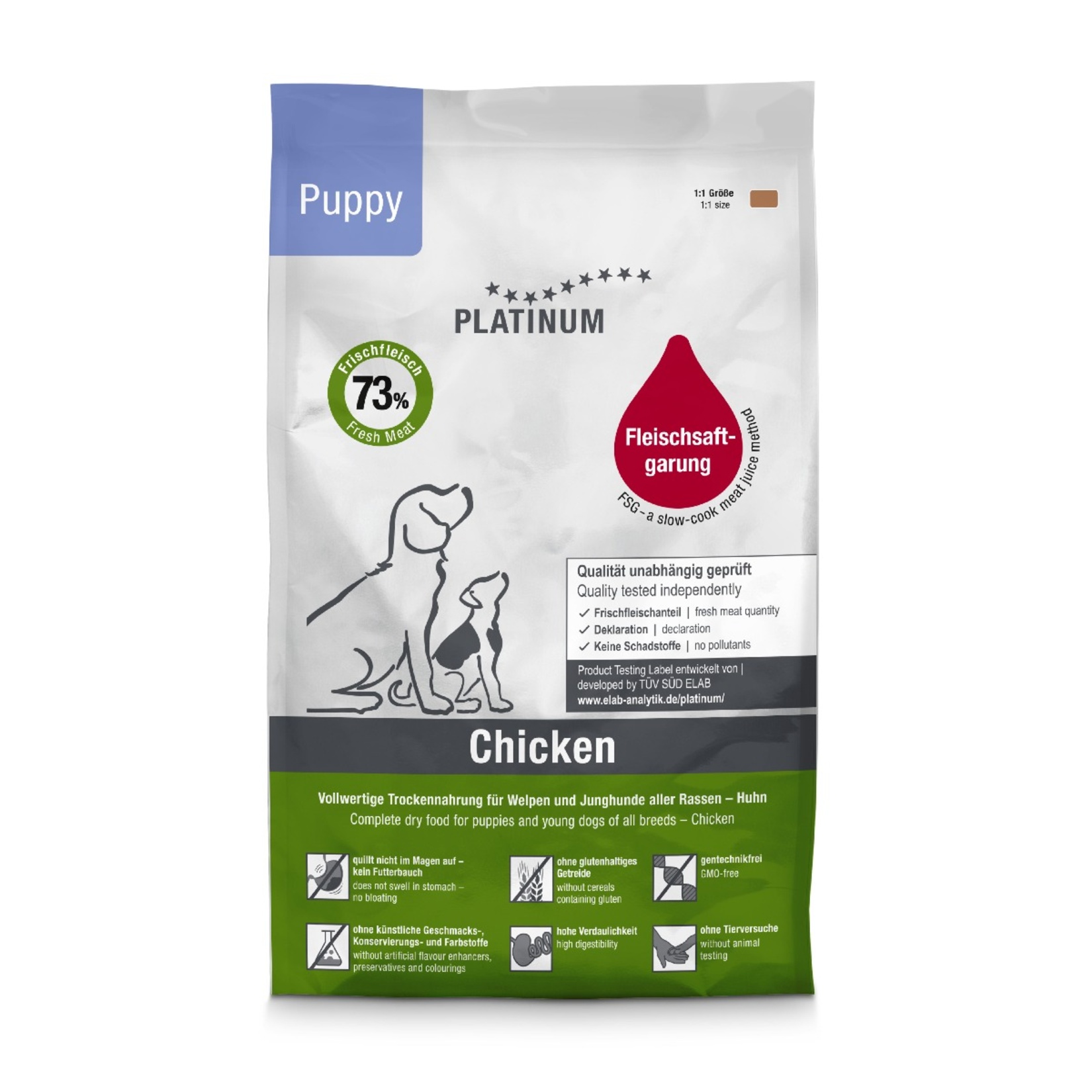 Platinum Yavru Tavuklu Köpek Maması 1.5 Kg