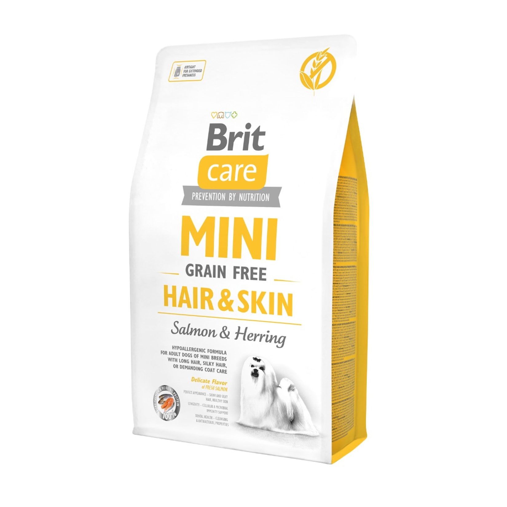 Brit Care Mini Deri Tüy - Somon Ringa Balığı 7 Kg