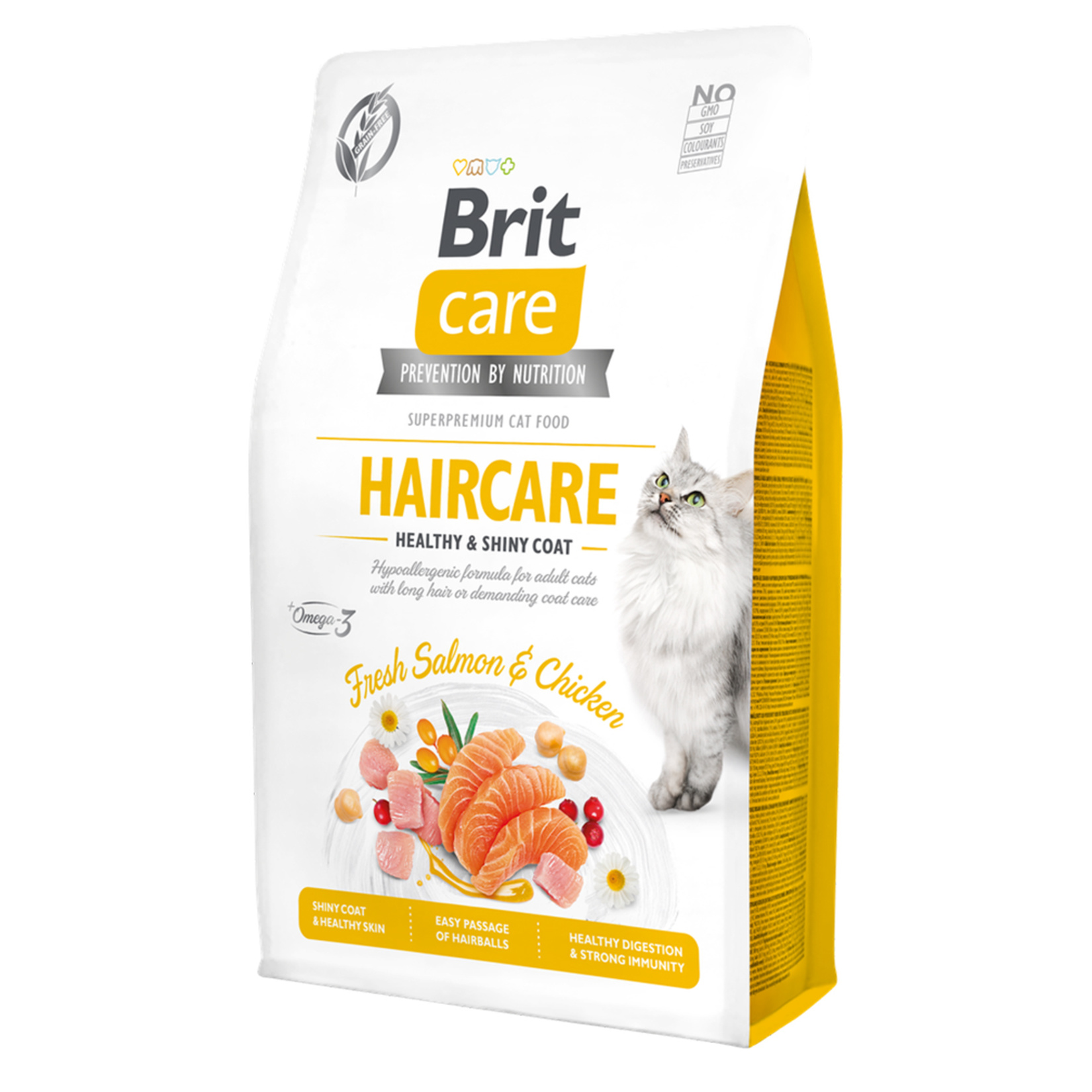 Brit Care Tahılsız Tüy Bakım İçin Kedi Maması 2 Kg