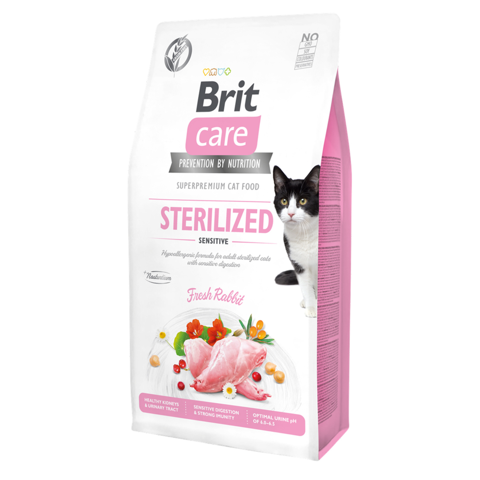 Brit Care Tahılsız Hassas Kedi Maması Tavşanlı 7 Kg