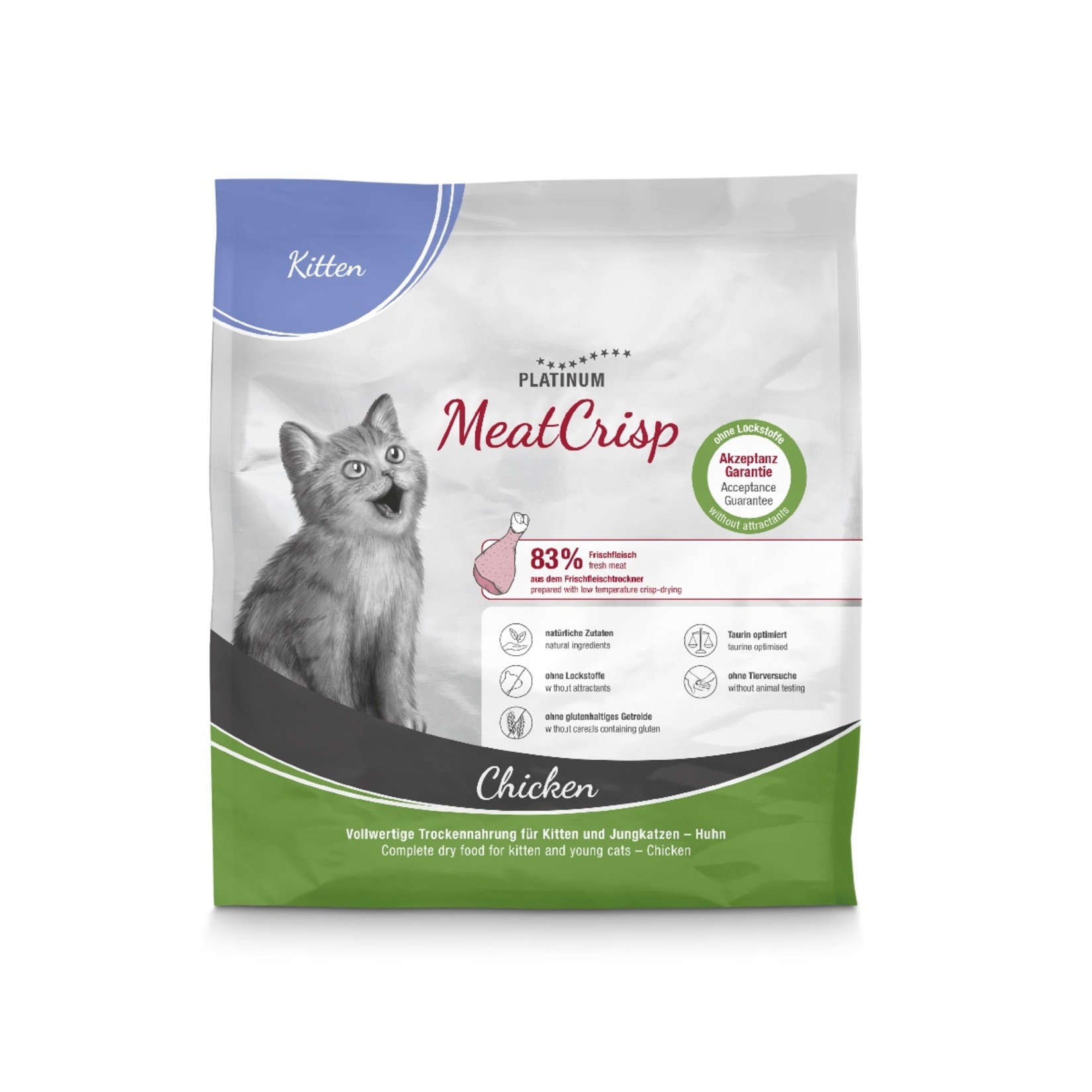 Platinum Meatcrisp Tavuklu Yavru Kedi Maması 400 G