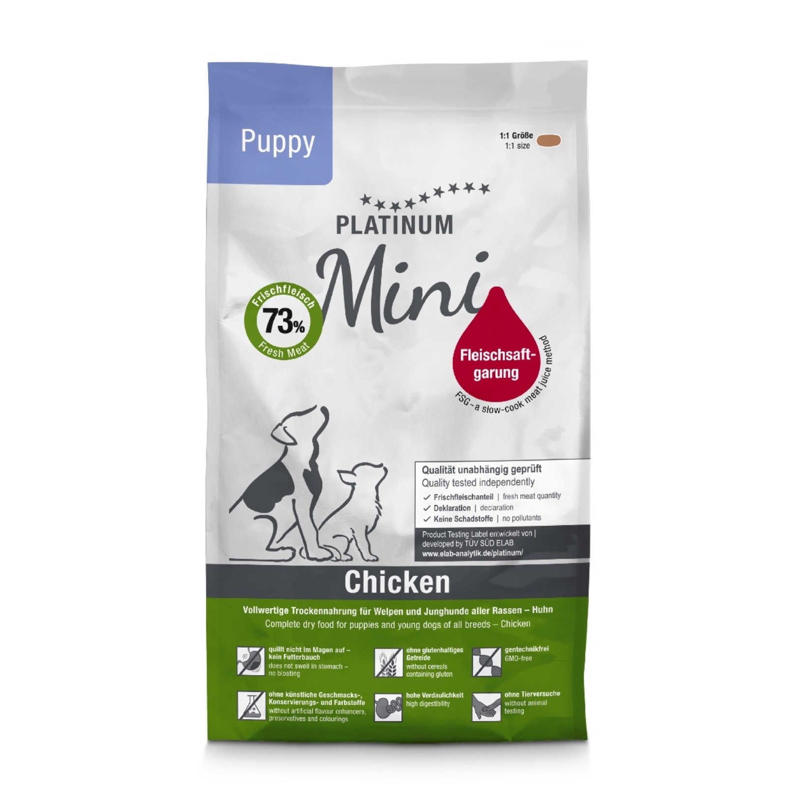 Platinum Mini Yavru Tavuklu Köpek Maması 900 G