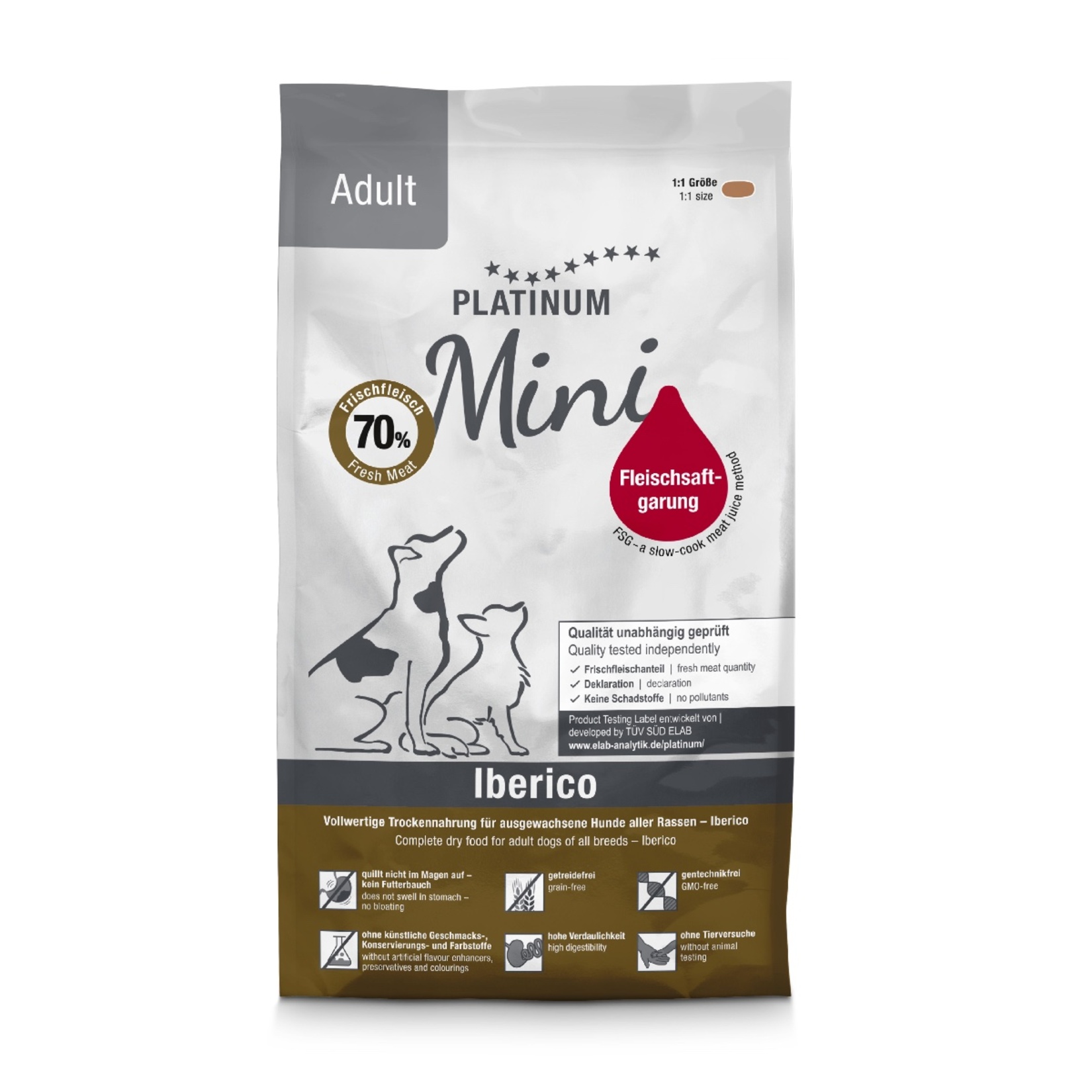 Platinum Mini Iberico Yetişkin Köpek Maması 900 G