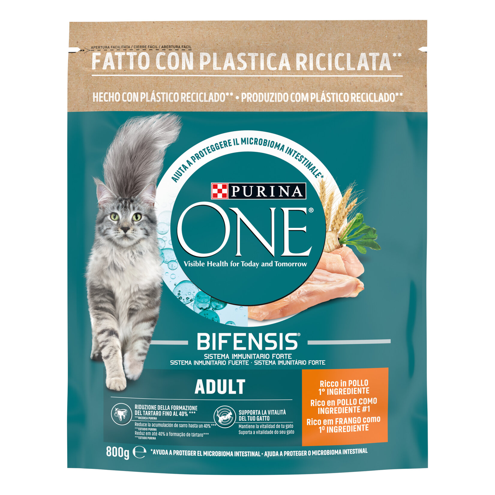 Purina One Tavuklu Yetişkin Kuru Kedi Maması 800 G - Görsel 1