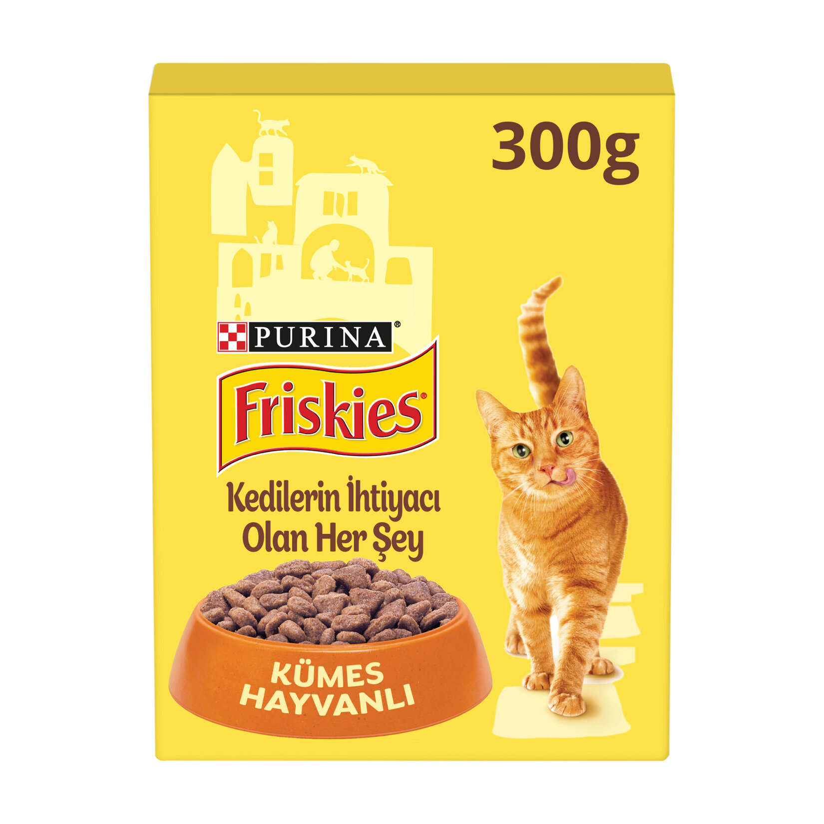 Friskies Yetişkin Kümes Hayvan Kuru Kedi Maması 300 G - Görsel 3