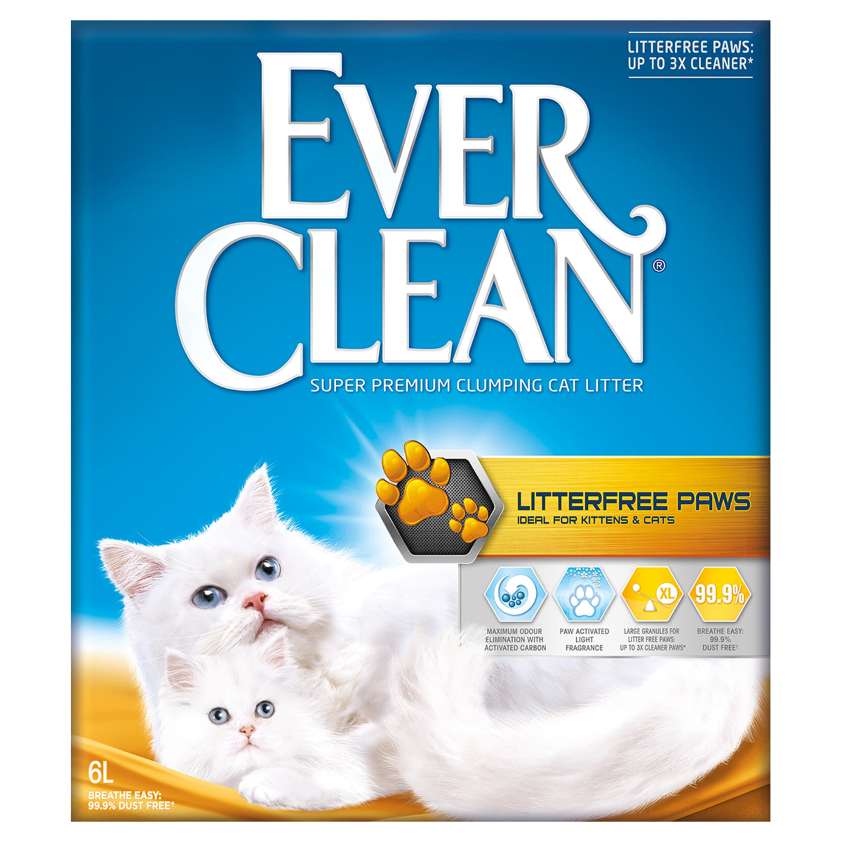 Ever Clean Litterfree Paws Kedi Kumu 6 L - Görsel 1