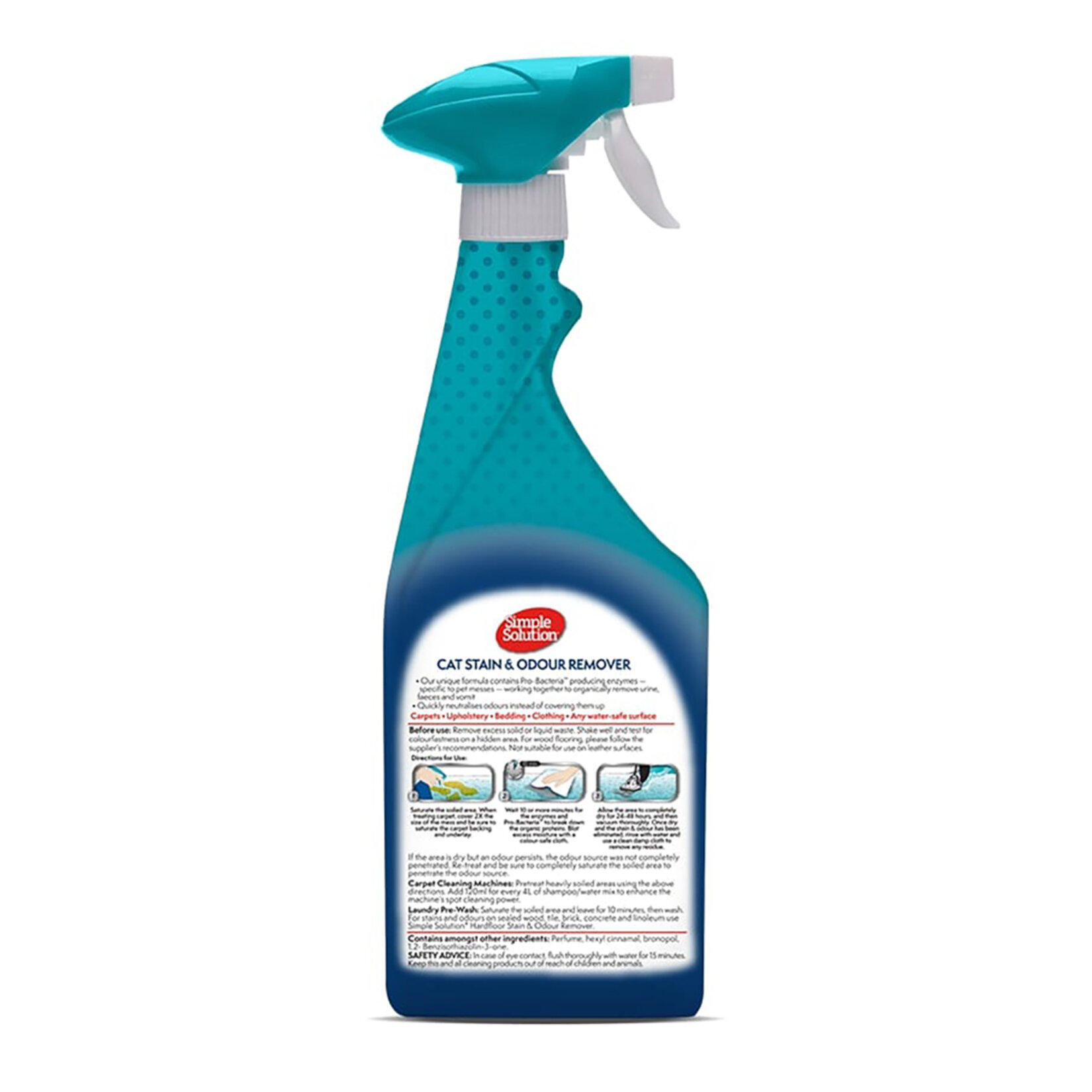 Simple Solution Kediler İçin Leke ve Koku Giderici 750 Ml - Görsel 2