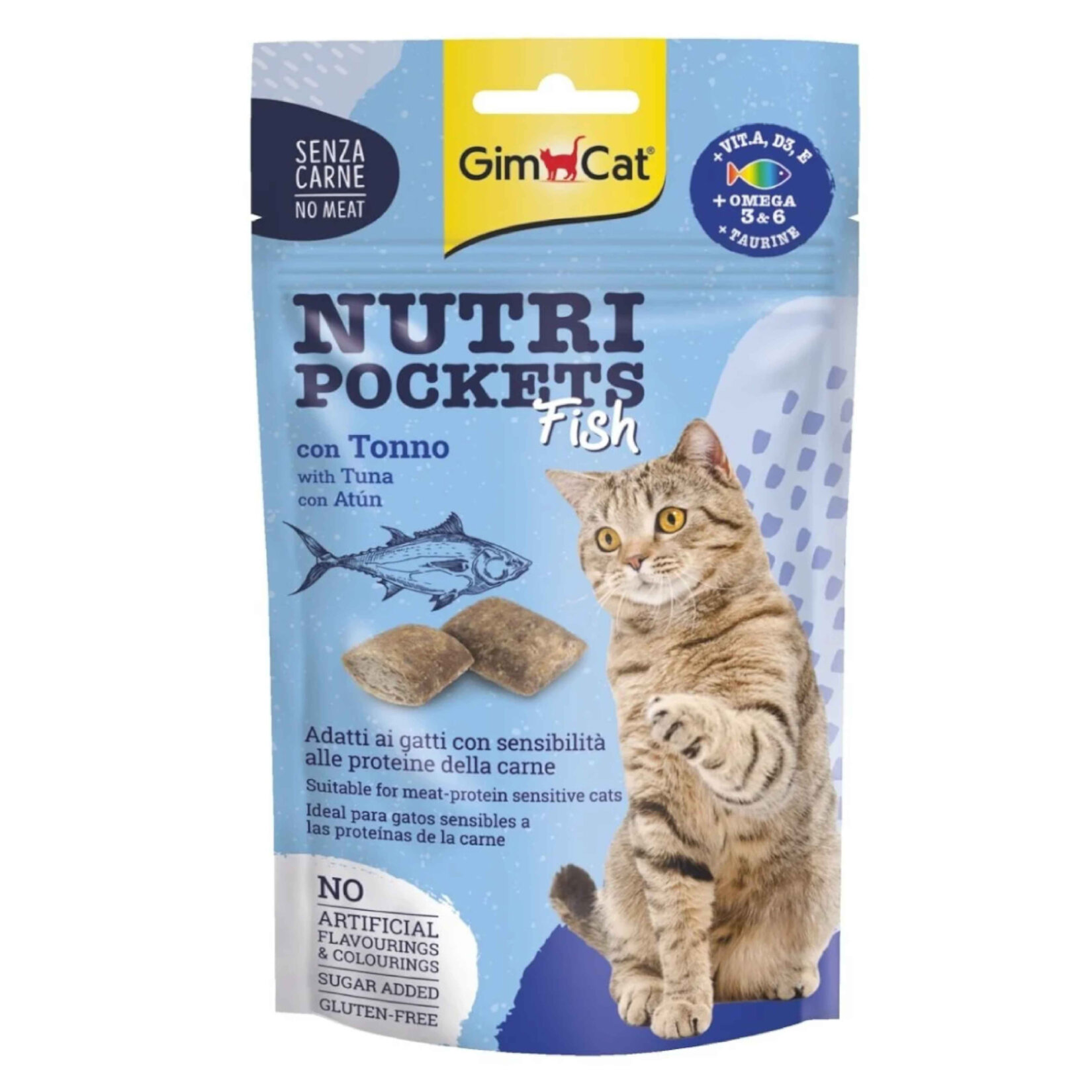 Gimcat Nutri Pockets Fish With Tuna 60 G