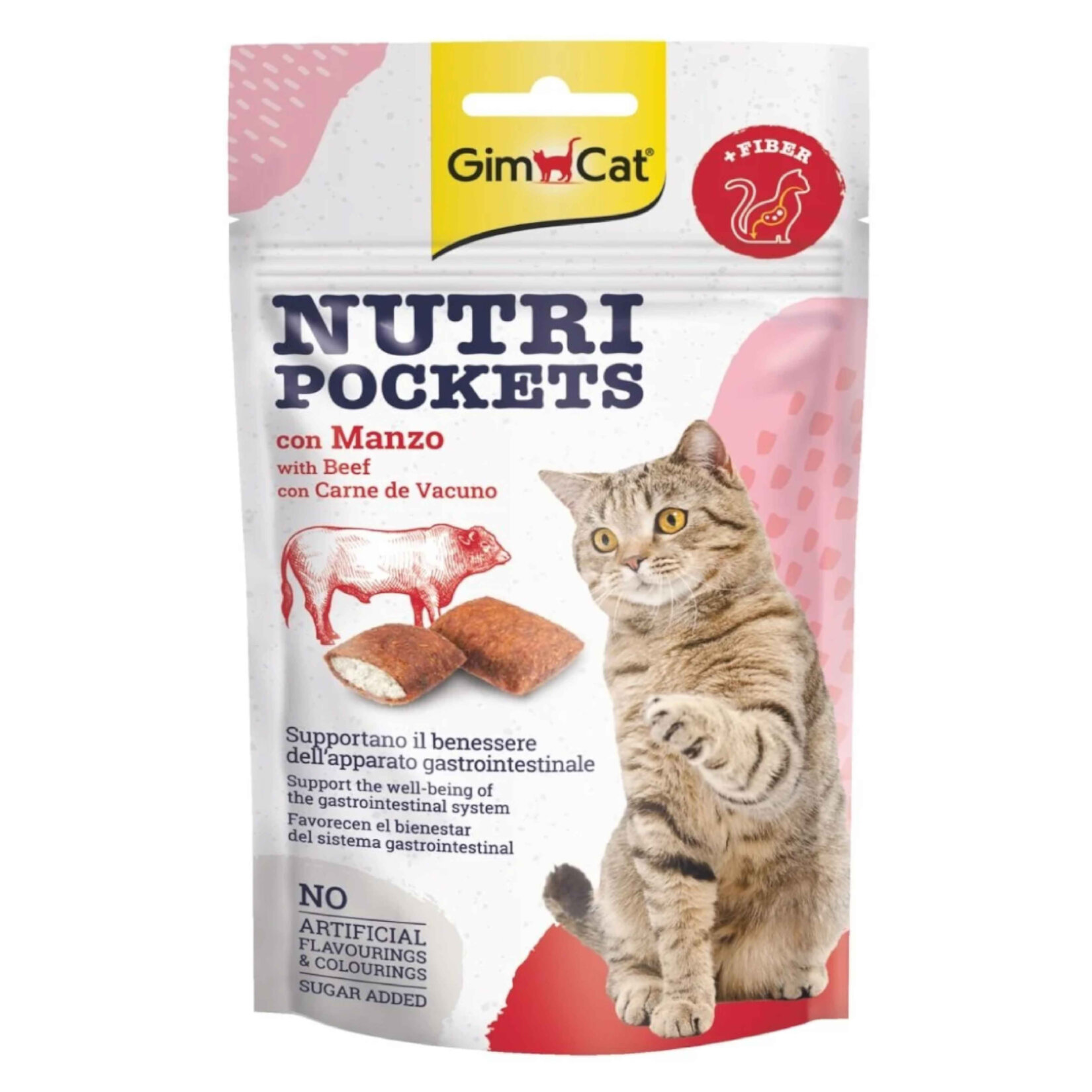 Gimcat Nutri Pockets Biftek Malt Kedi Ödülü 60 G