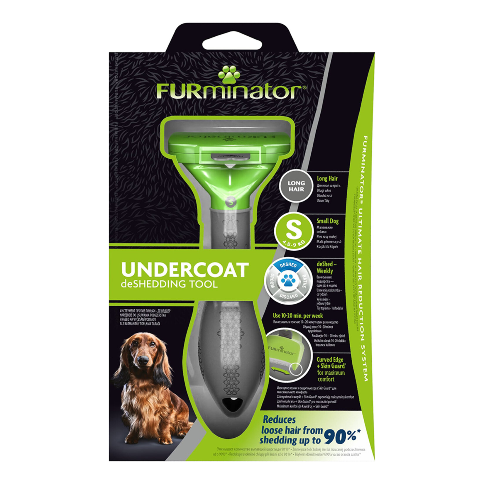 Furminator Köpek Tarağı Uzun Tüylü Küçük Irk S