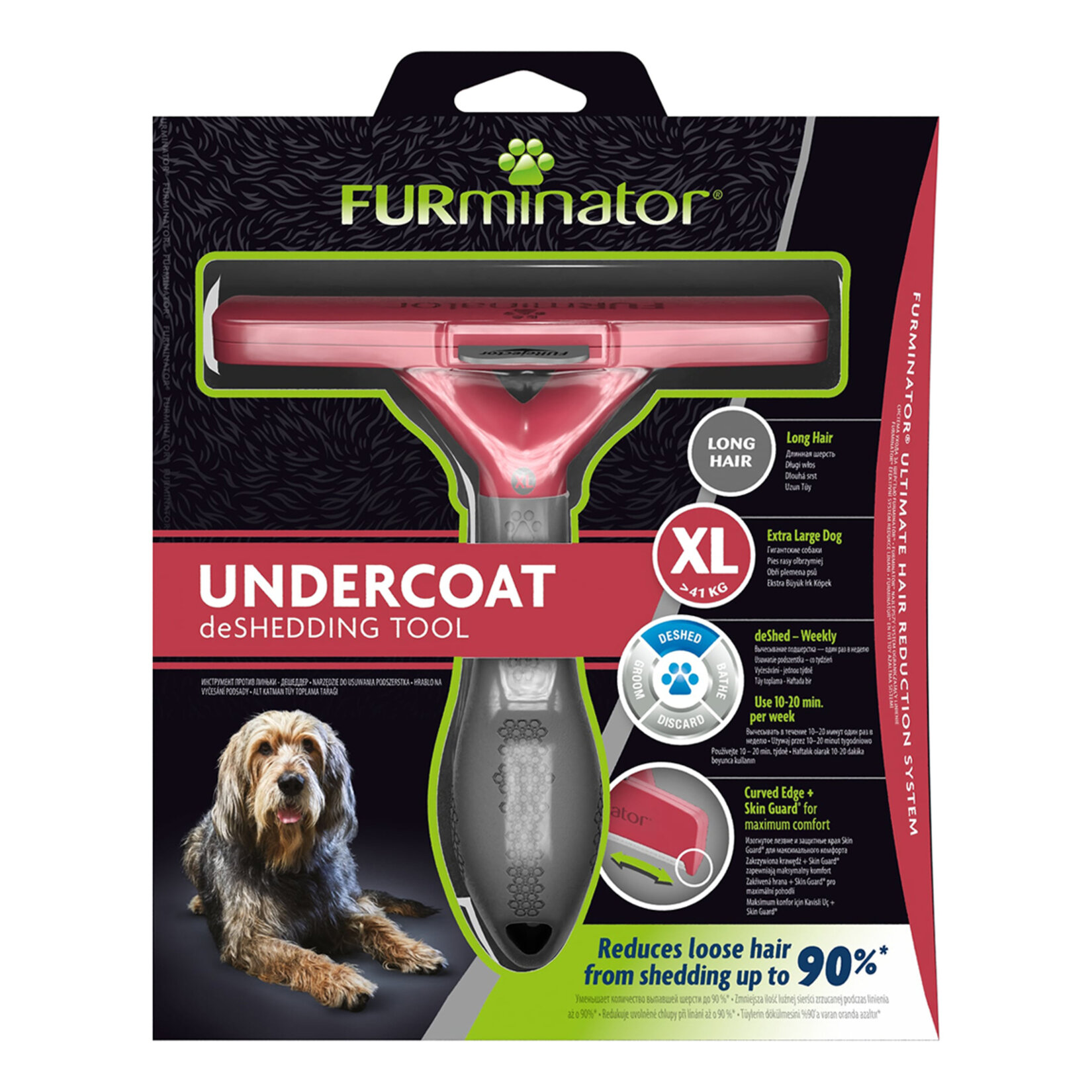 Furminator Köpek Tarağı Uzun Tüylü Dev Irk XL