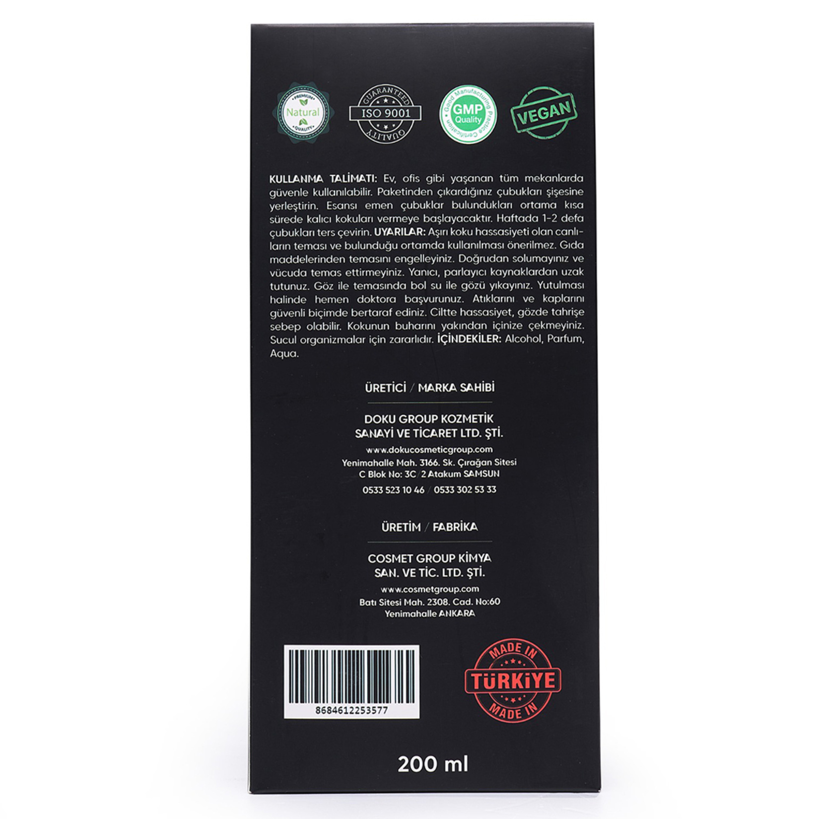 Doku Pet Oda Kokusu 200 Ml - Görsel 2