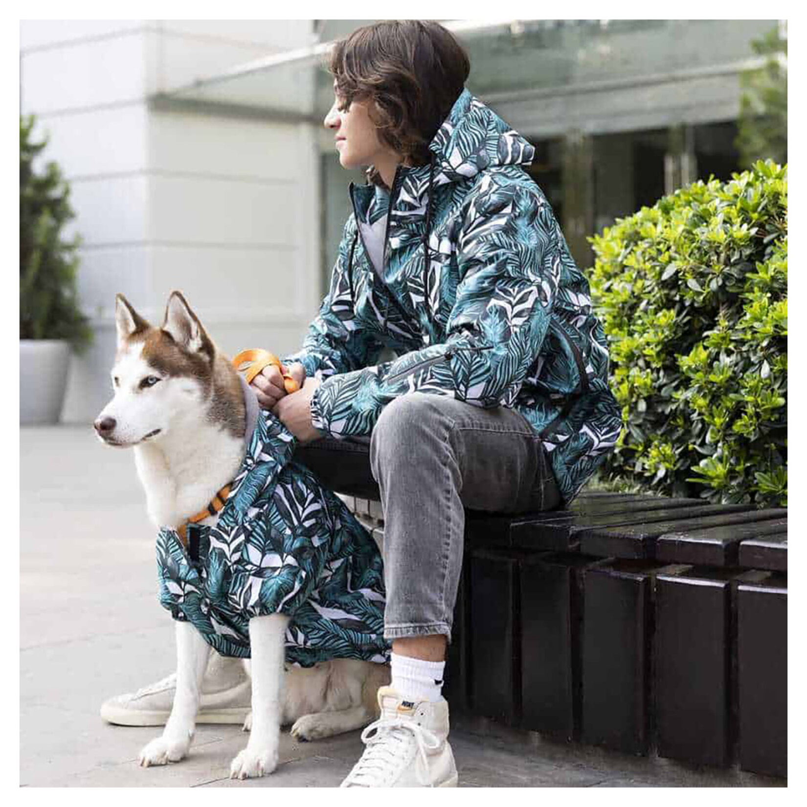 Lindo Aqua Black Kapüşonlu Yağmurluk Beden&nbsp; 5 - Görsel 2