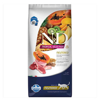 N&D Tropikal Kuzulu Kısır Kedi Maması 10 Kg