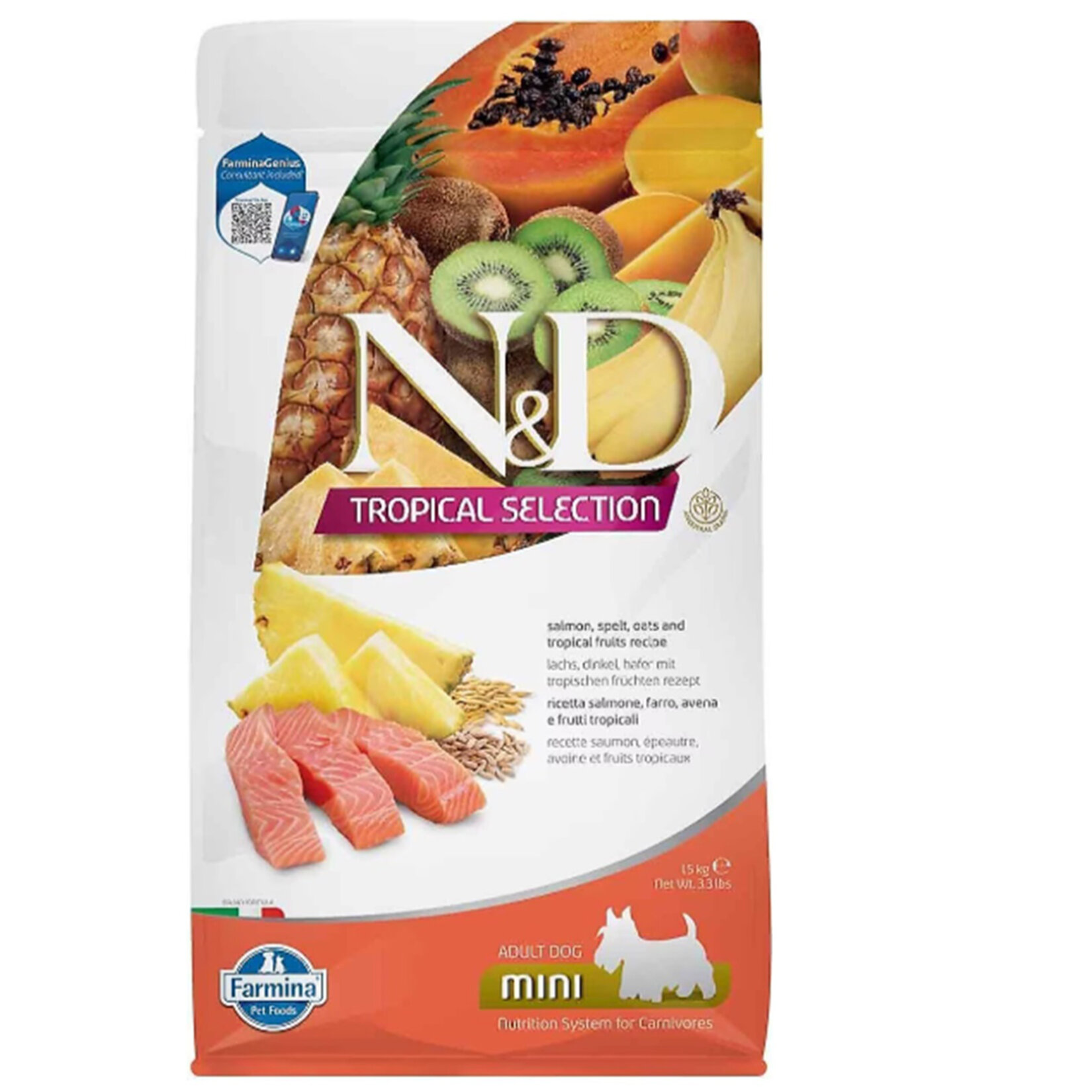 N&D Tropical Selection Somon Yetişkin Köpek Mini 1.5 Kg