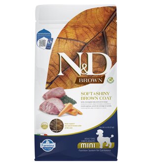 N&D Kahverengi Köpek Kuzu Havuç Yetişkin Mini 2 Kg