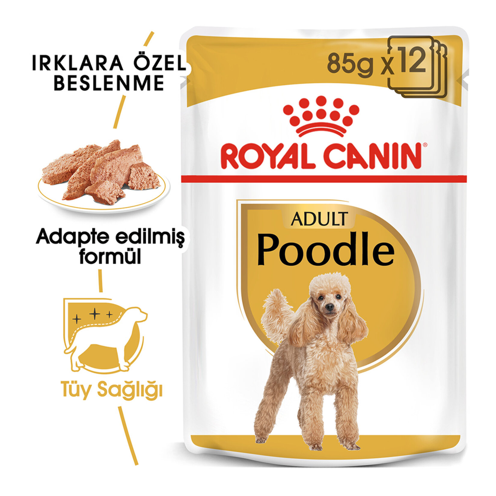 Royal Canin Poodle Yaş Köpek Maması 12 x 85 G - Görsel 2
