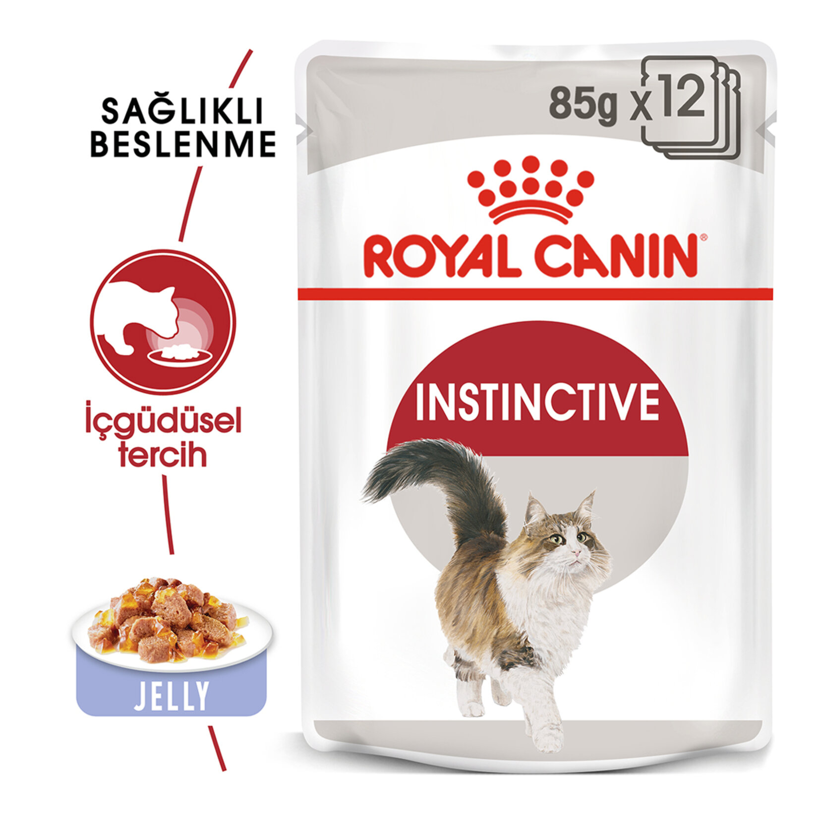 Royal Canin Instinctive Yaş Kedi Maması 12 x 85 G - Görsel 2