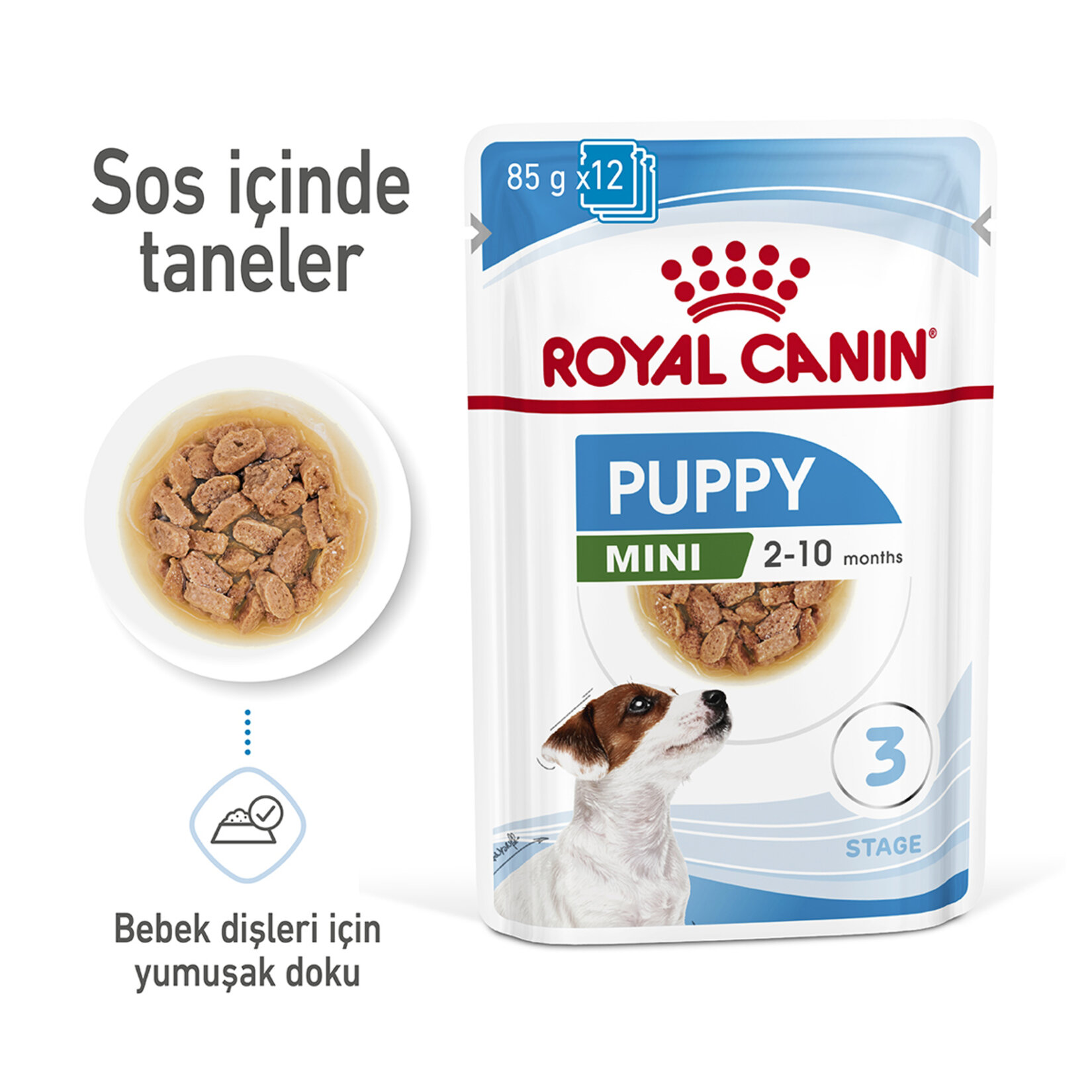 Royal Canin Küçük Irk Yavru Yaş Köpek Maması 12 x 85 G - Görsel 2
