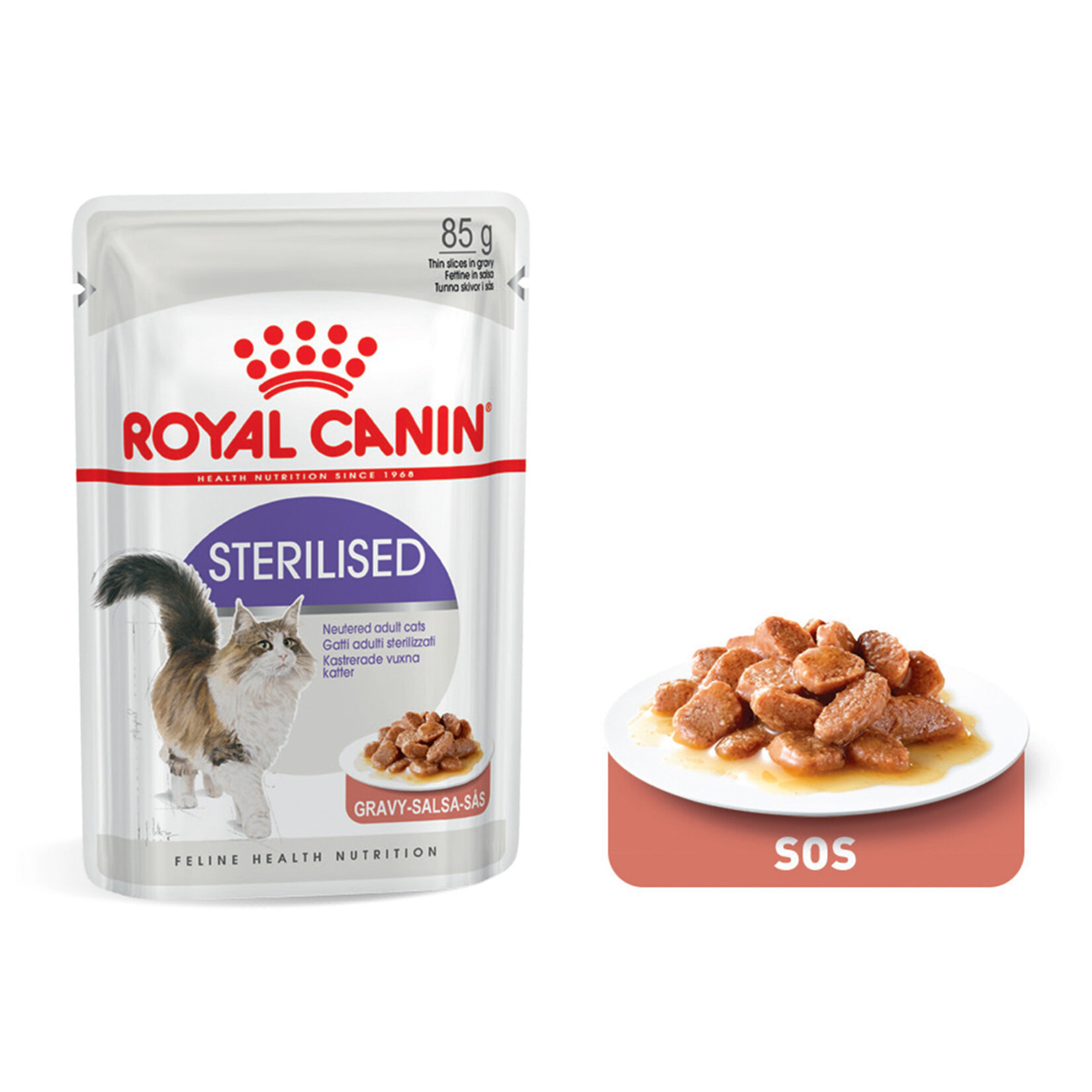 Royal Canin Kısırlaştırılmış Kedi Yaş Mama 12 x 85 G - Görsel 2