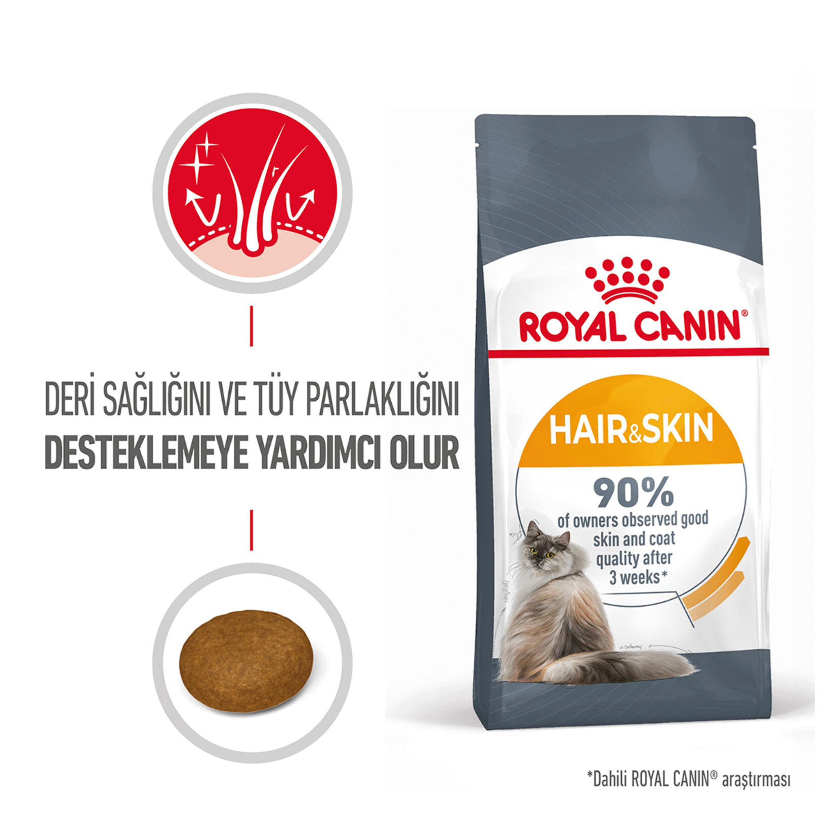 Royal Canin Tüy Ve Deri Sağlığı Kuru Kedi Mama 4 Kg - Görsel 2