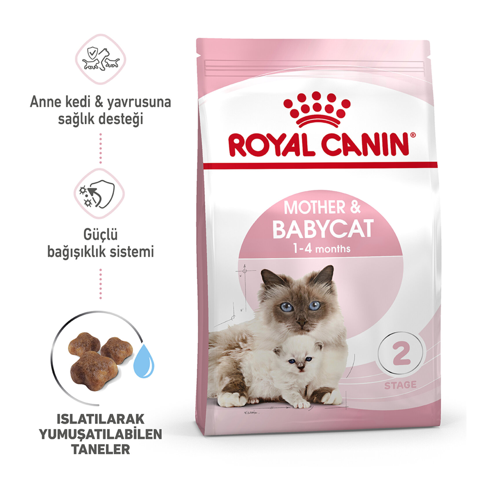 Royal Canin Anne ve Yavru Kedi İçin Kuru Mama 400 G - Görsel 2