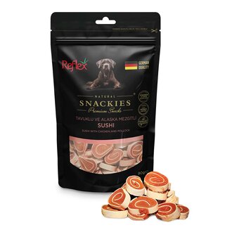 Reflex Snackies Tavuk Mezgit Sushi Köpek Ödülü 90 G