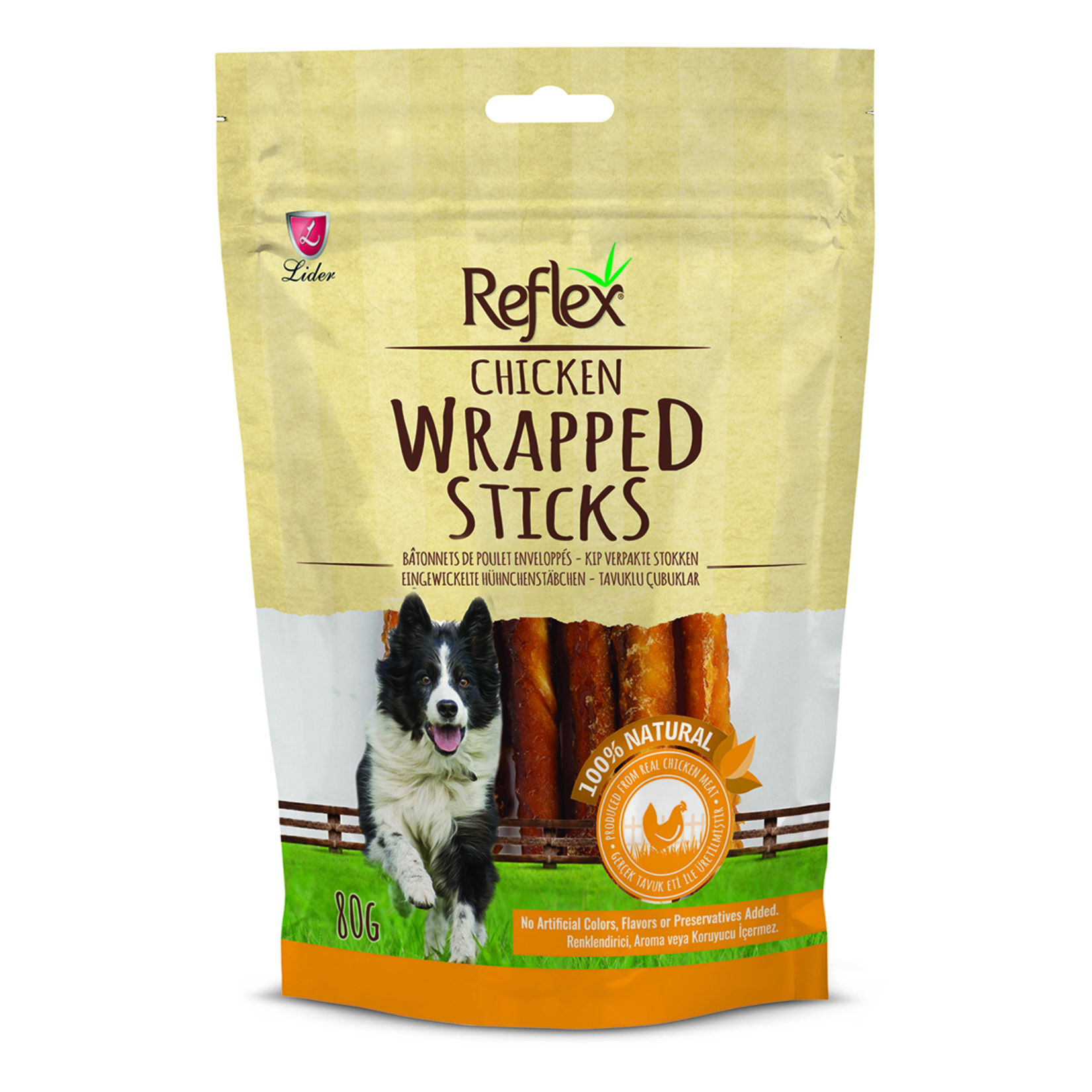 Reflex Tavuklu Çubuklar Köpek Ödül Maması 80 G