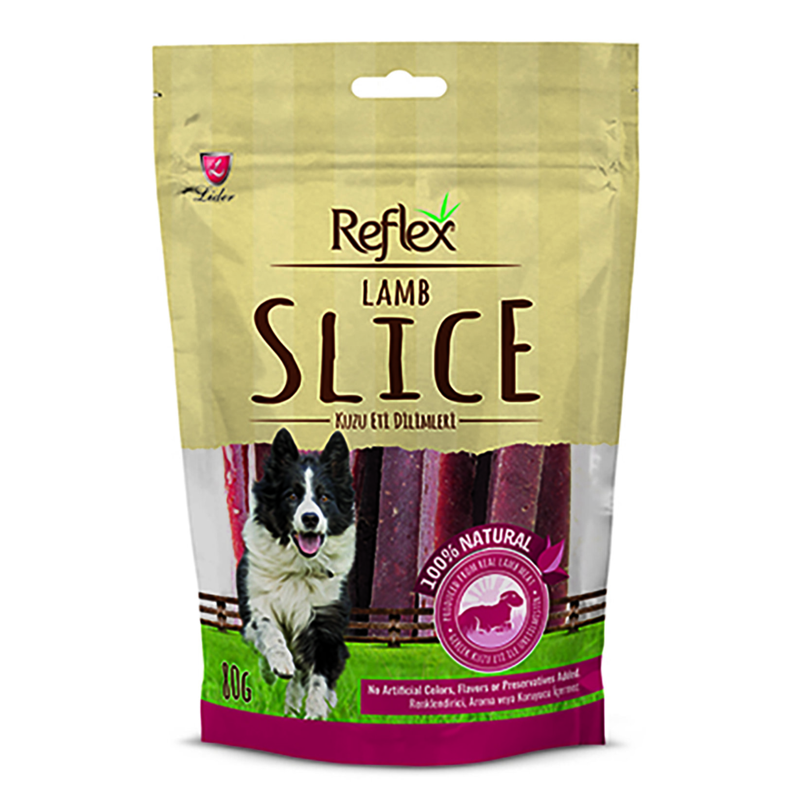 Reflex Kuzu Eti Dilimleri Köpek Ödül Maması 80 G
