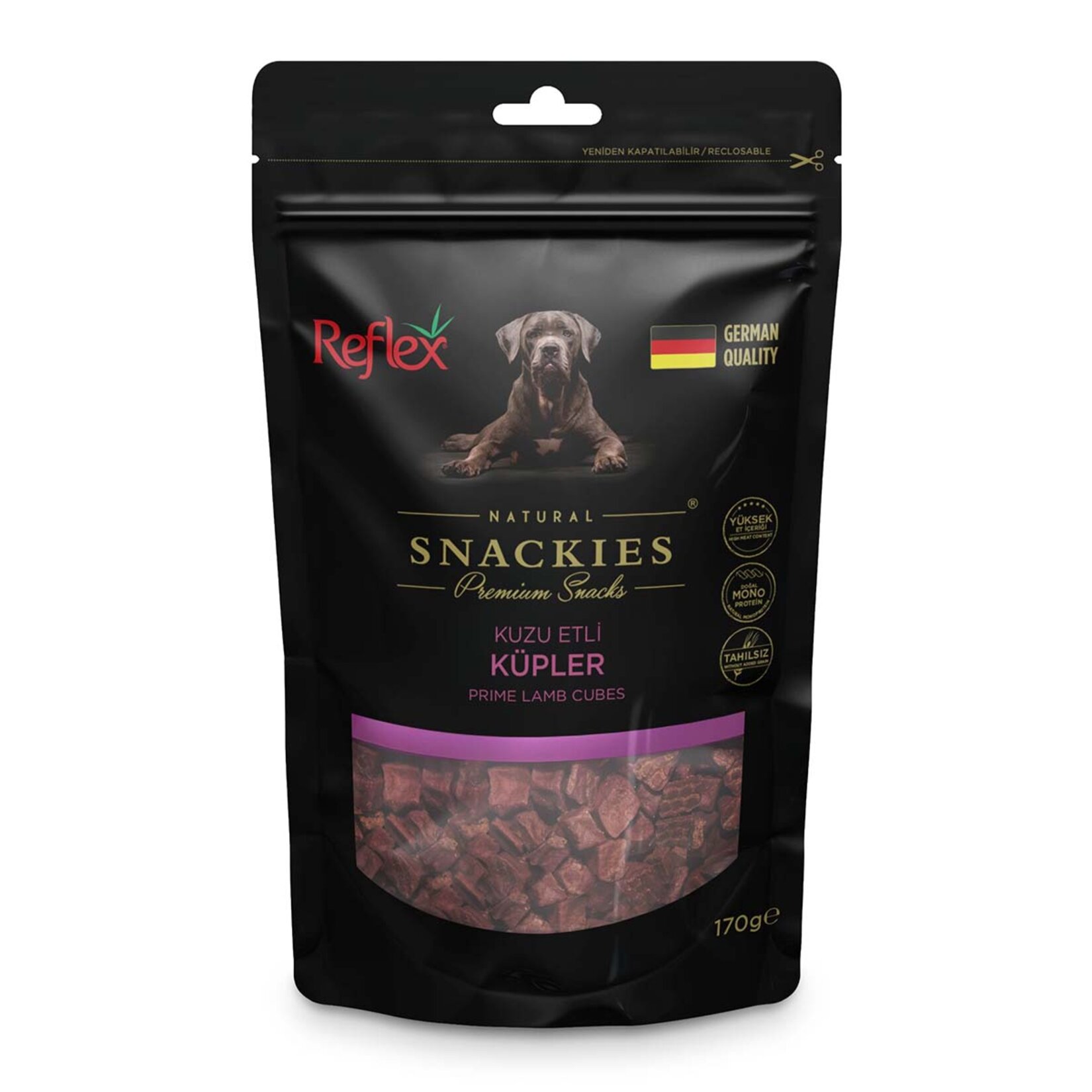 Reflex Snackies Kuzu Etli Küpler Köpek Ödülü 170 G - Görsel 2