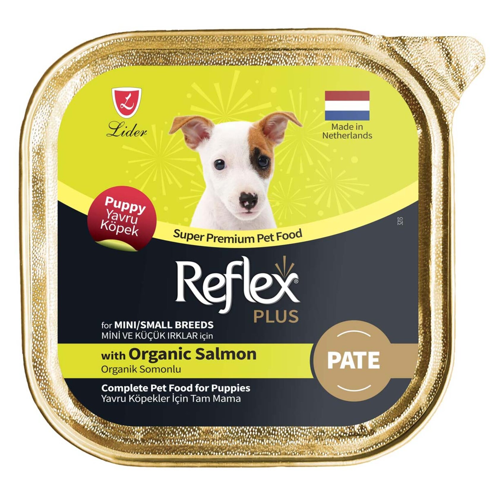Reflex Pate Organik Somon Mini Irk Yavru Köpek Mama 85 G