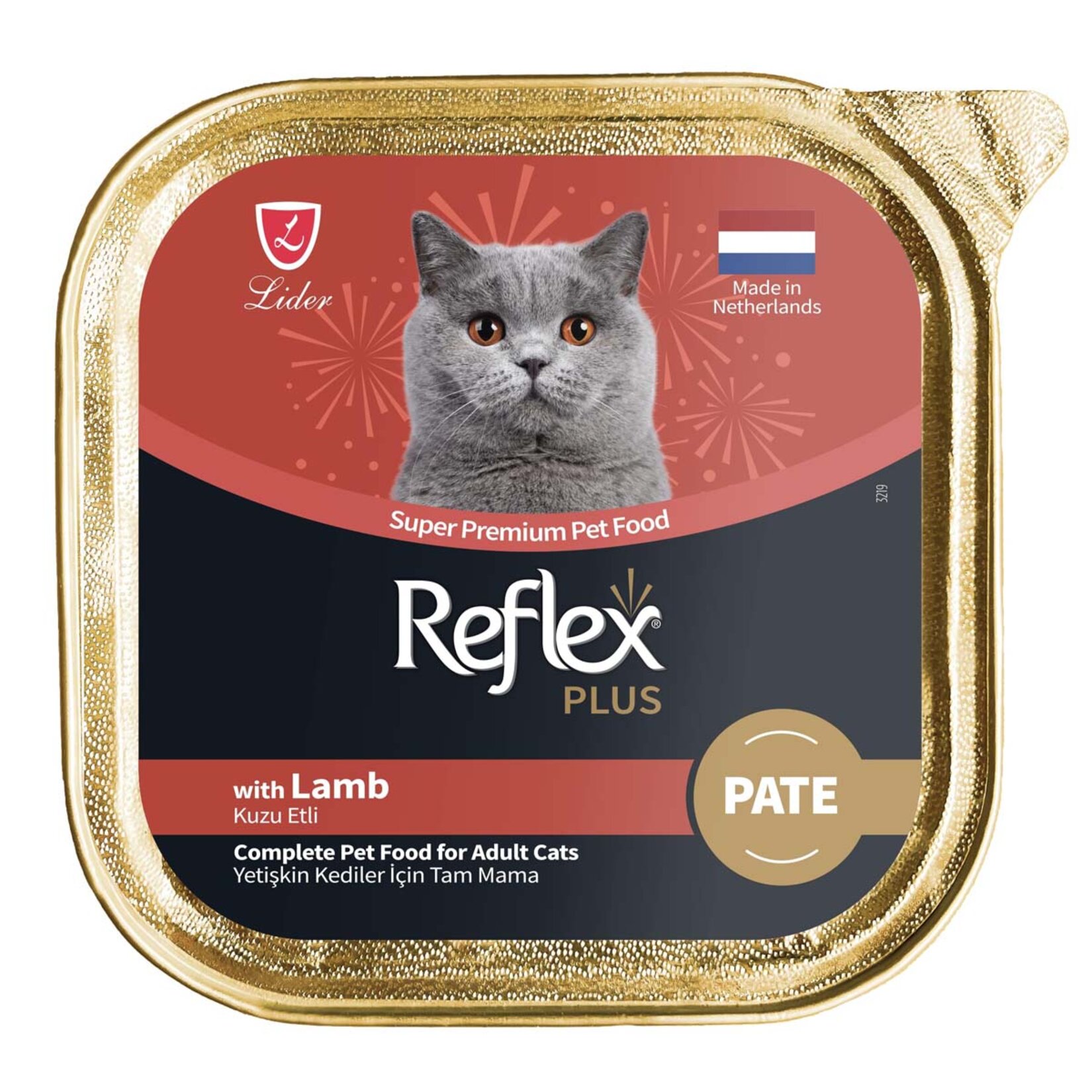 Reflex Pate Kuzu Eti Yetişkin Kedi Maması 85 G