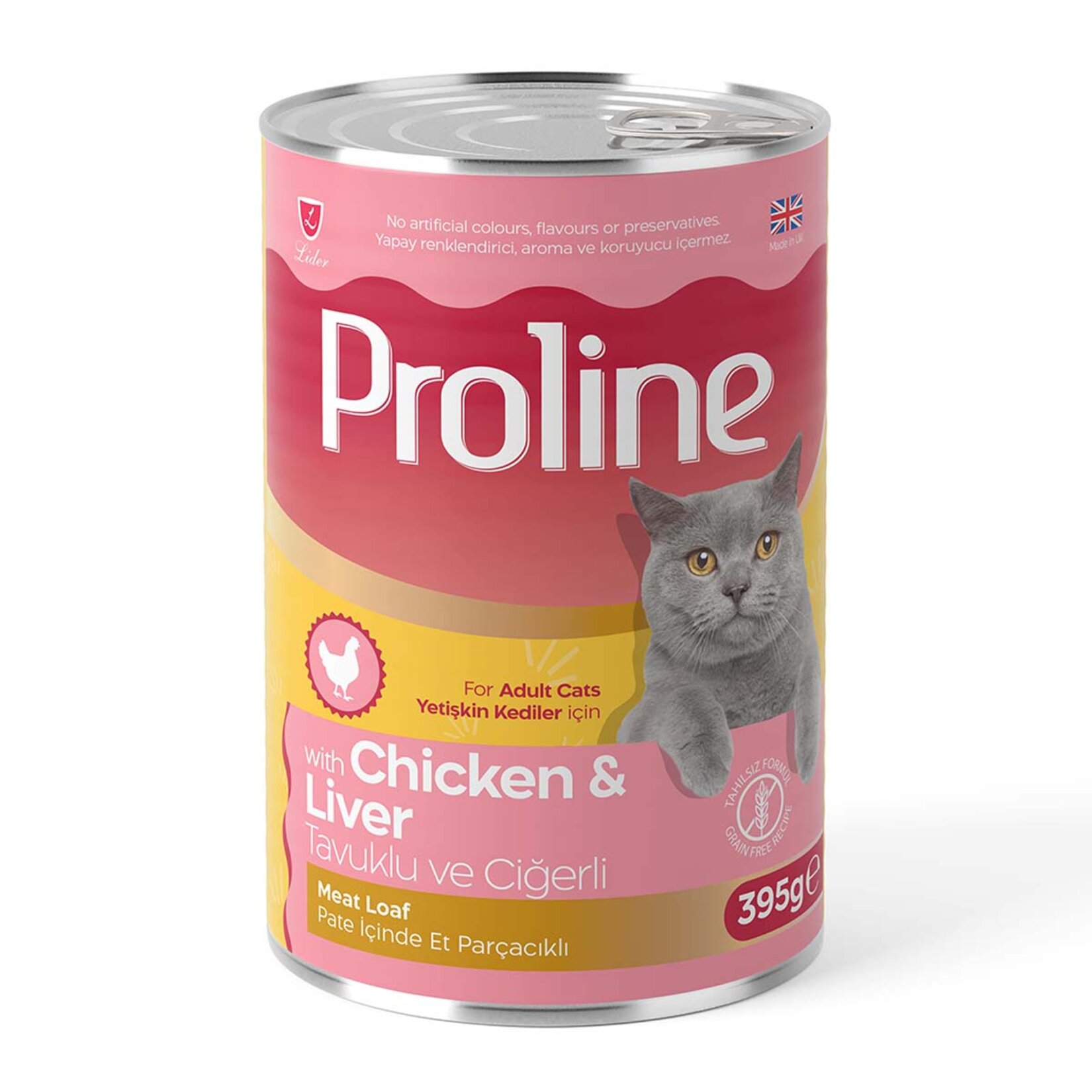 Proline Pate Tavuklu ve Ciğerli Kedi Maması 395 G