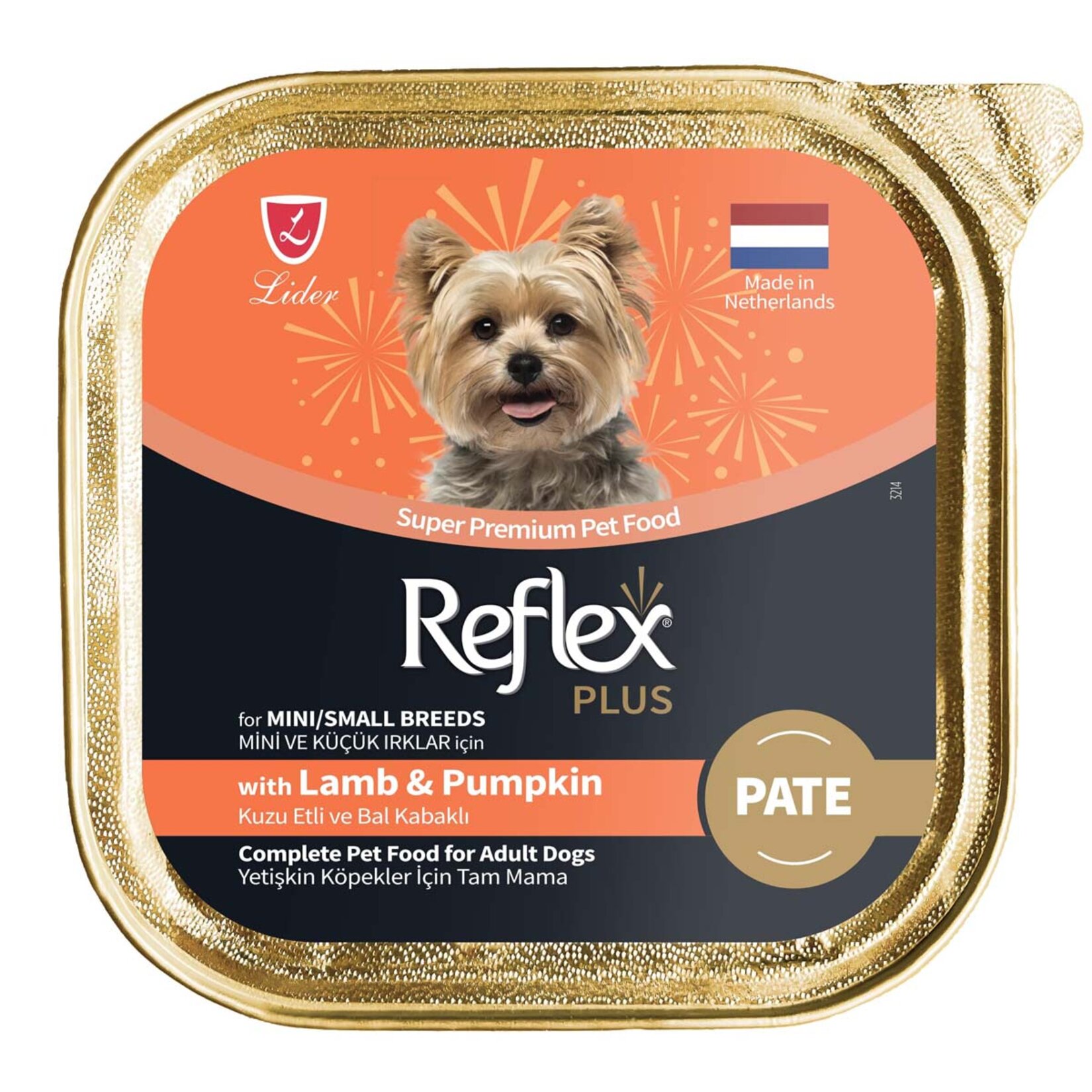 Reflex Pate Kuzu Et.balkabak Mini Irk Köpk Mama 85 G