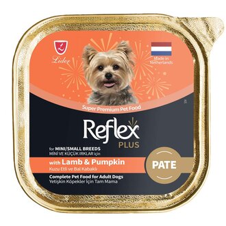 Reflex Pate Kuzu Et.balkabak Mini Irk Köpk Mama 85 G