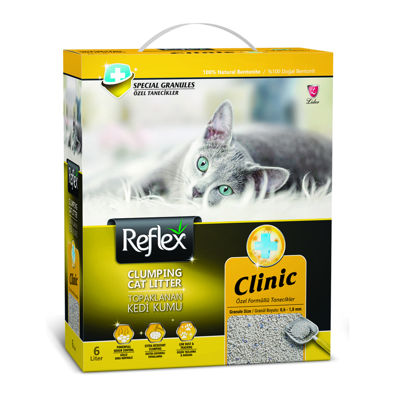 Reflex Clinic Bentonit Kedi Kumu 6 L