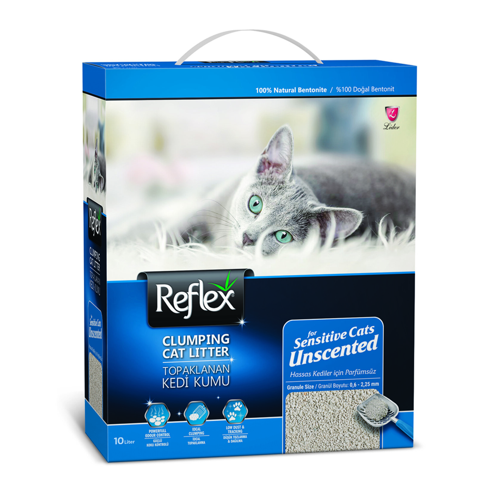 Reflex Kokusuz Bentonit Kedi Kumu 10 L