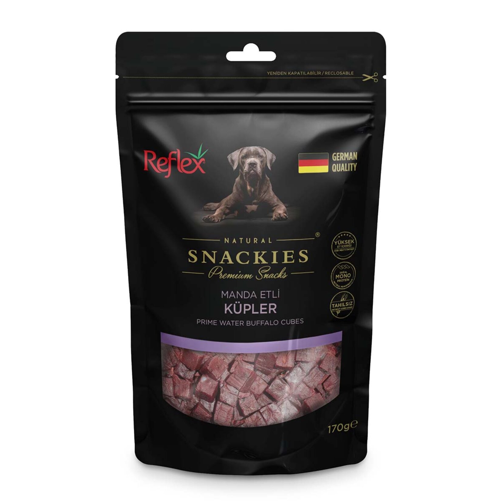 Reflex Snackies Manda Etli Küpler Köpek Ödülü 170 G - Görsel 2