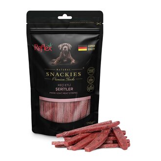 Reflex Snackies Keçi Etli Şerit Köpek Ödülü 170 G