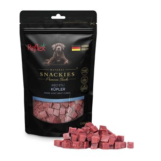 Reflex Snackies Keçi Etli Küpler Köpek Ödülü 170 G