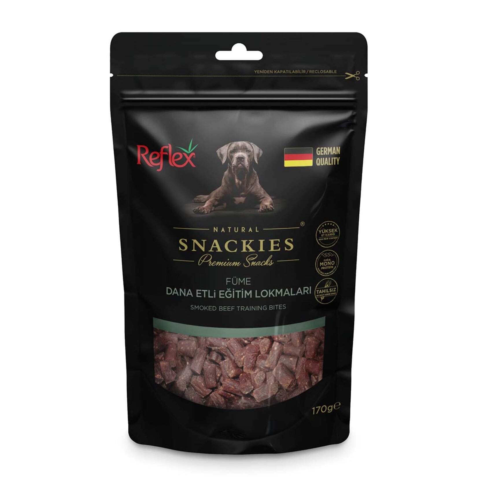 Reflex Snackies Füme Dana Et Lokma Köpek Ödül 170 G - Görsel 2