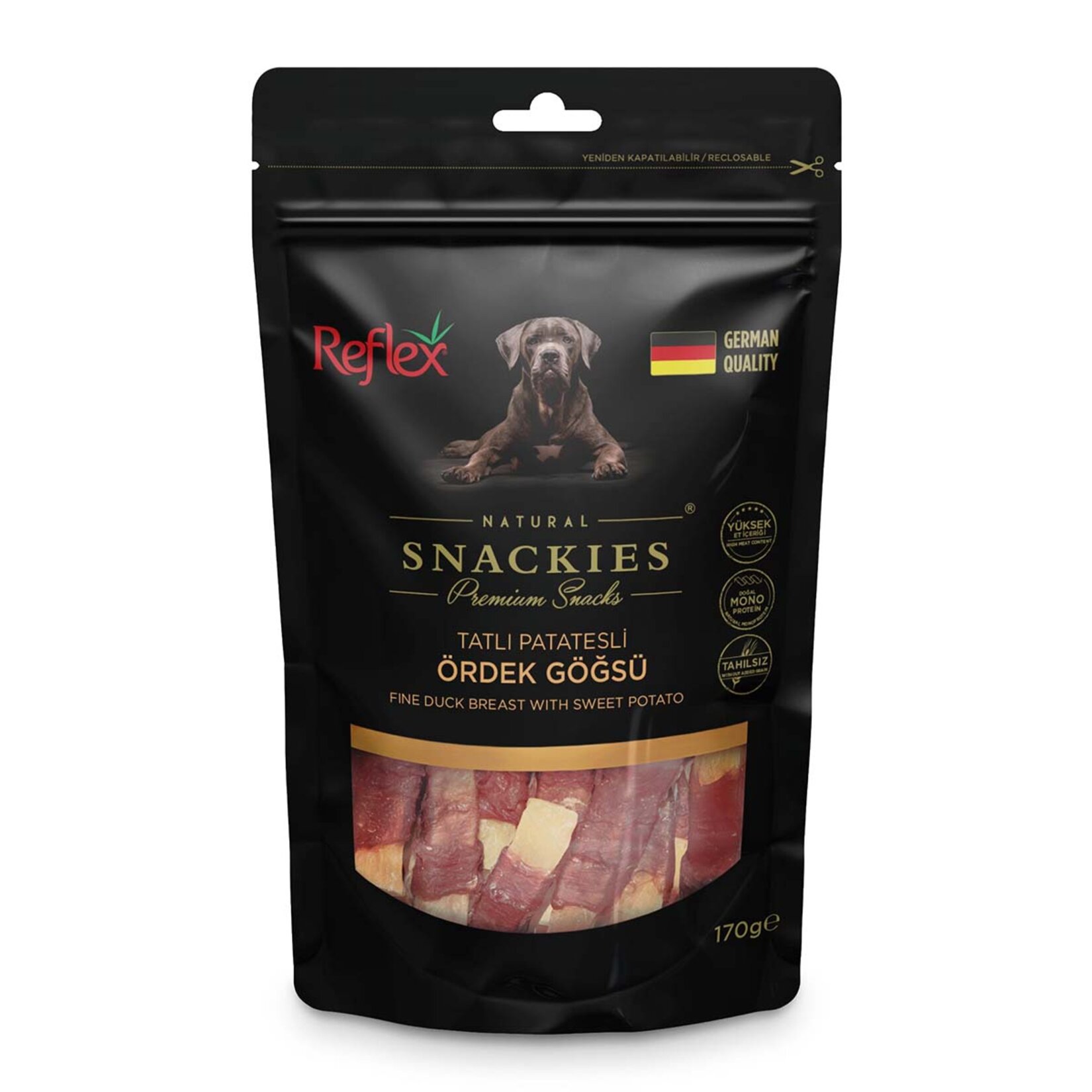 Reflex Snackies Patates Ördek Eti Köpek Ödülü 170 G - Görsel 2