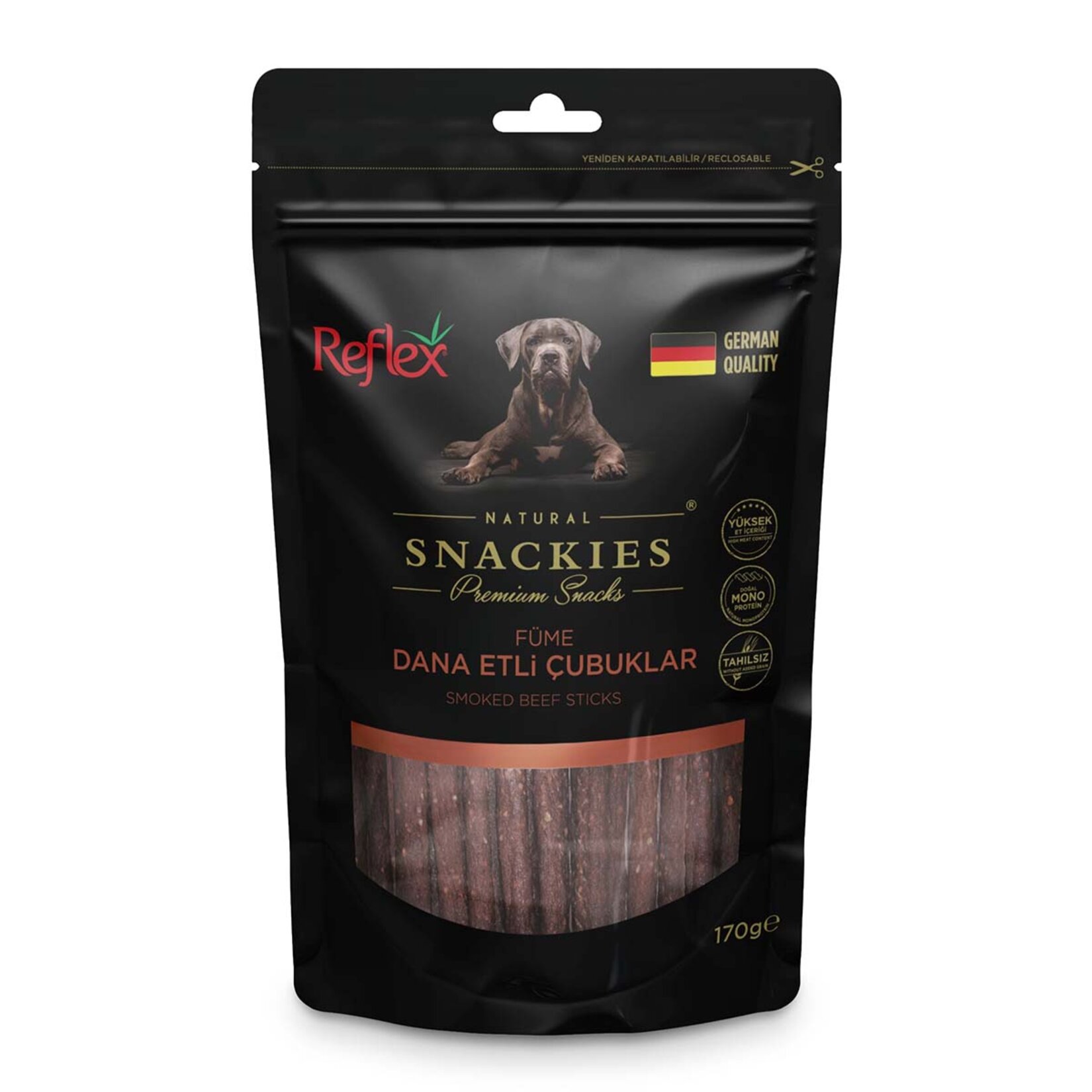 Reflex Snackies Füme Dana Et Çubuk Köpek Ödül 170 G - Görsel 2