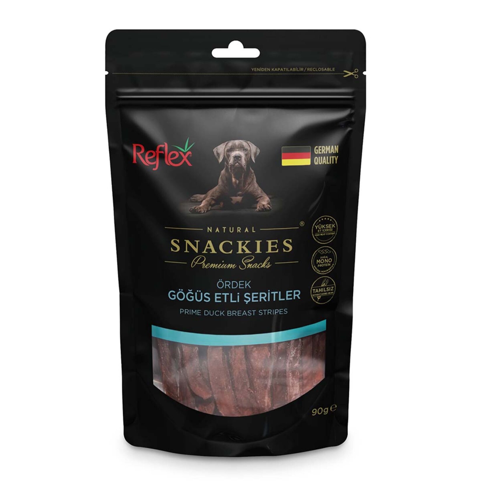 Reflex Snackies Ördek Etli Şerit Köpek Ödülü 90 G - Görsel 2