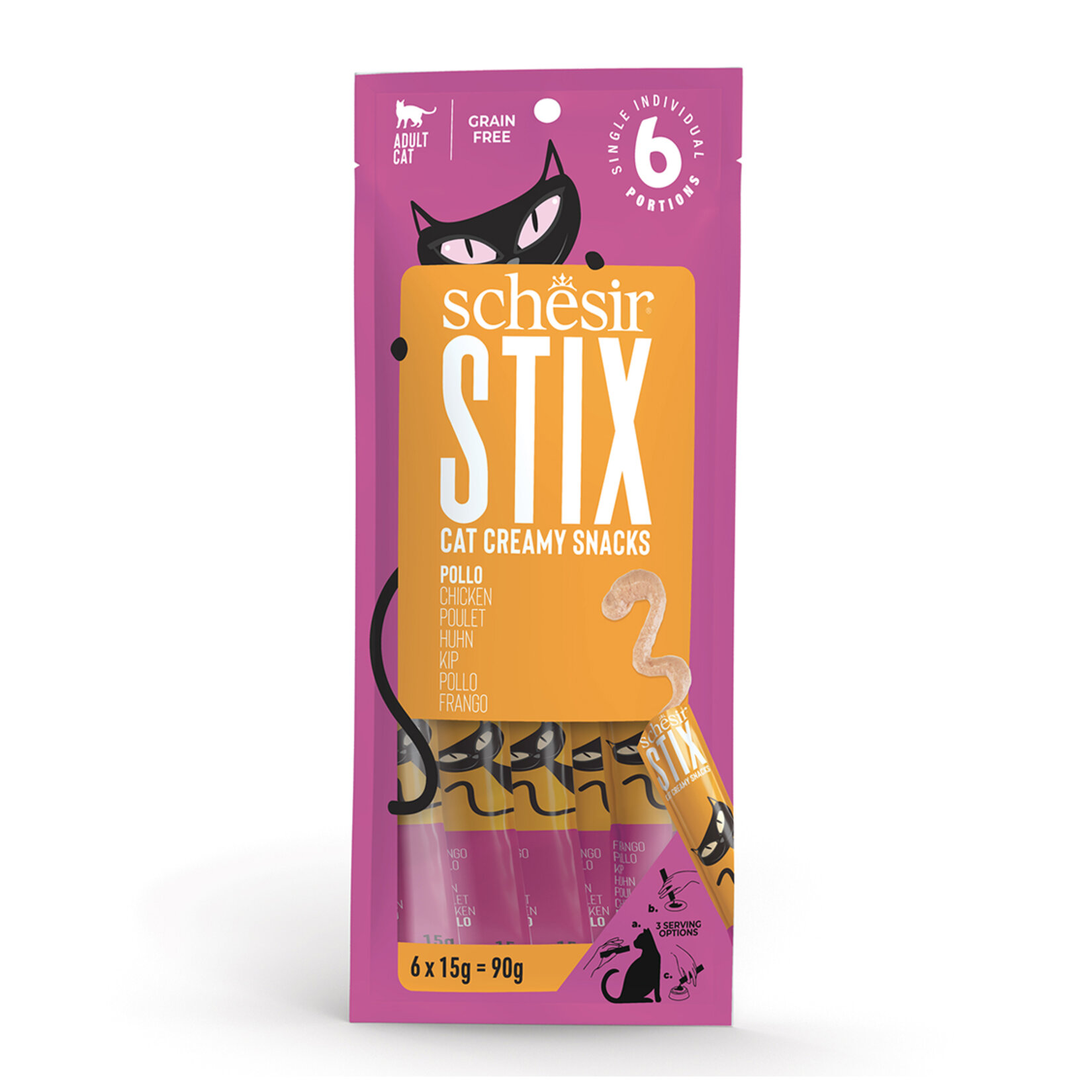 Schesir Stix Tavuklu Krem Ödül Maması 15 G - Görsel 1