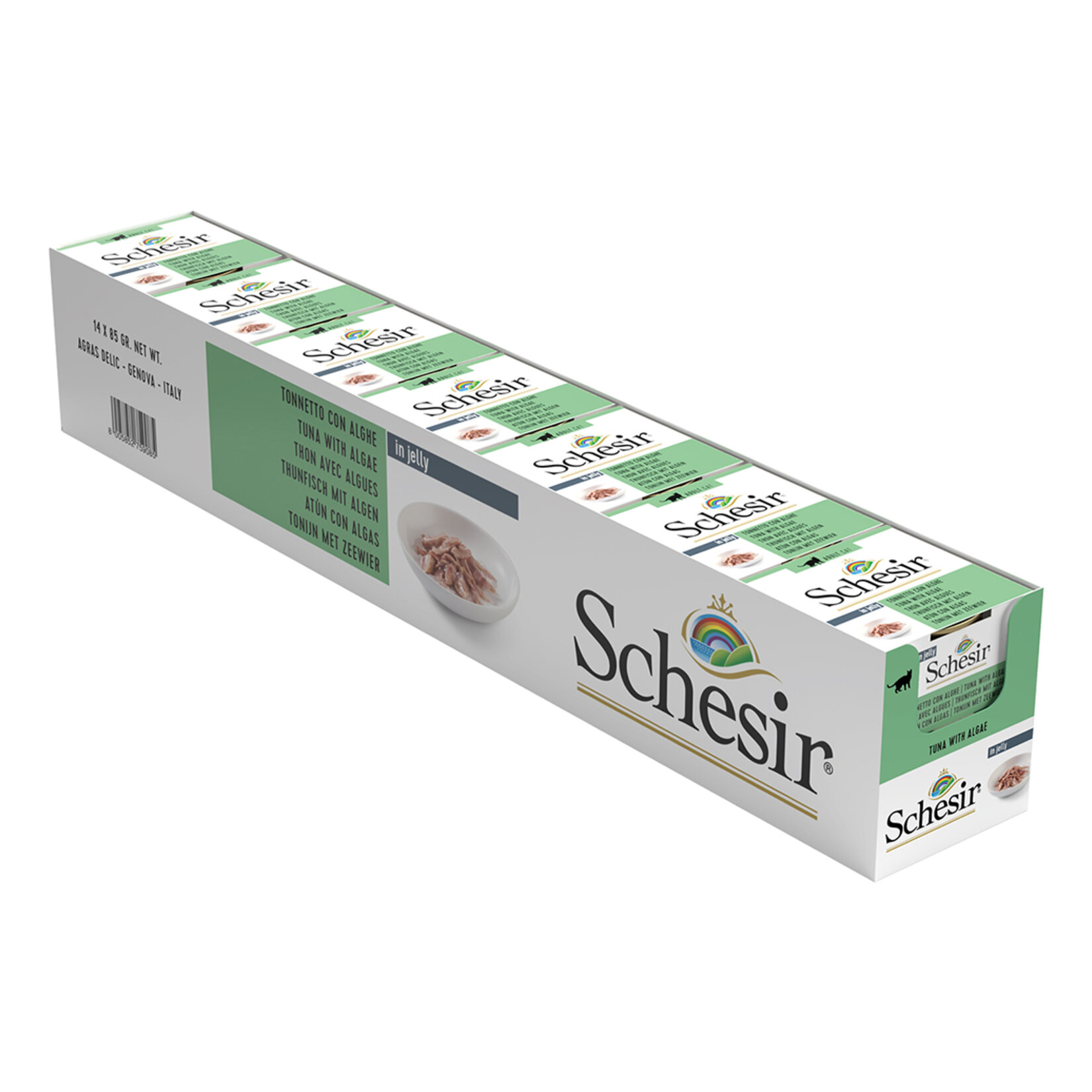 Schesir Jelly Su Yosunu Yetişkin Kedi Konservesi 85 G - Görsel 3