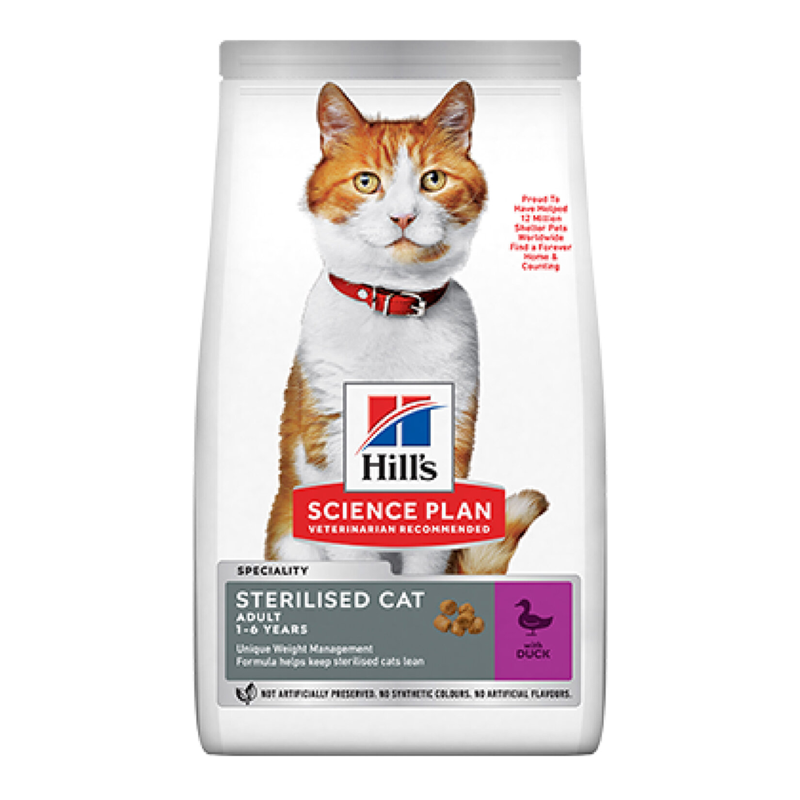 Hill's Sp Ördekli Yetişkin Kısır Kedi Maması 1.5 Kg